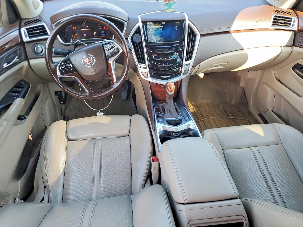 2014 Cadillac Srx Luxury Collection Brown vin: 3GYFNBE35ES686329