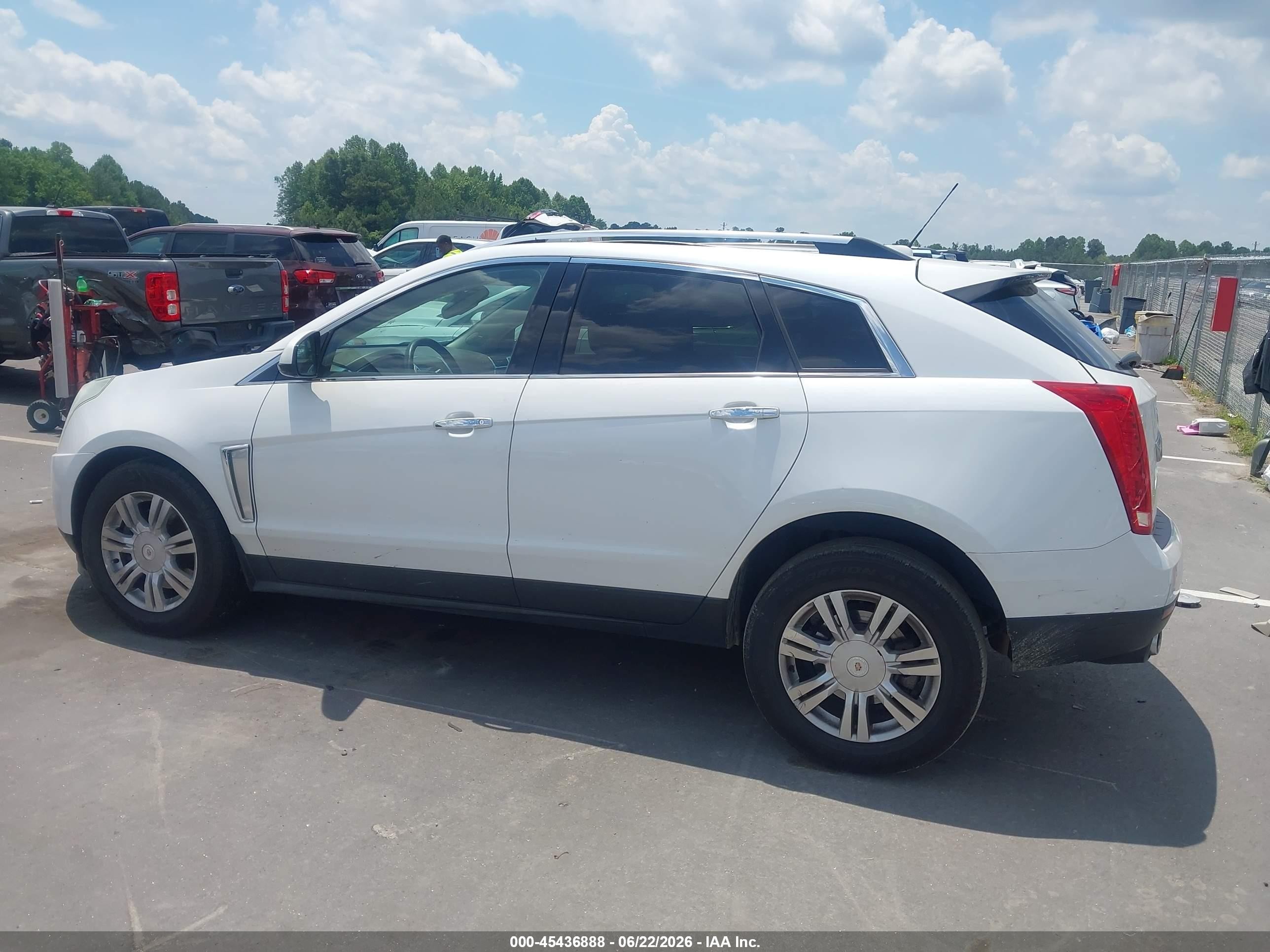 2015 Cadillac Srx Luxury Collection White vin: 3GYFNBE35FS587057