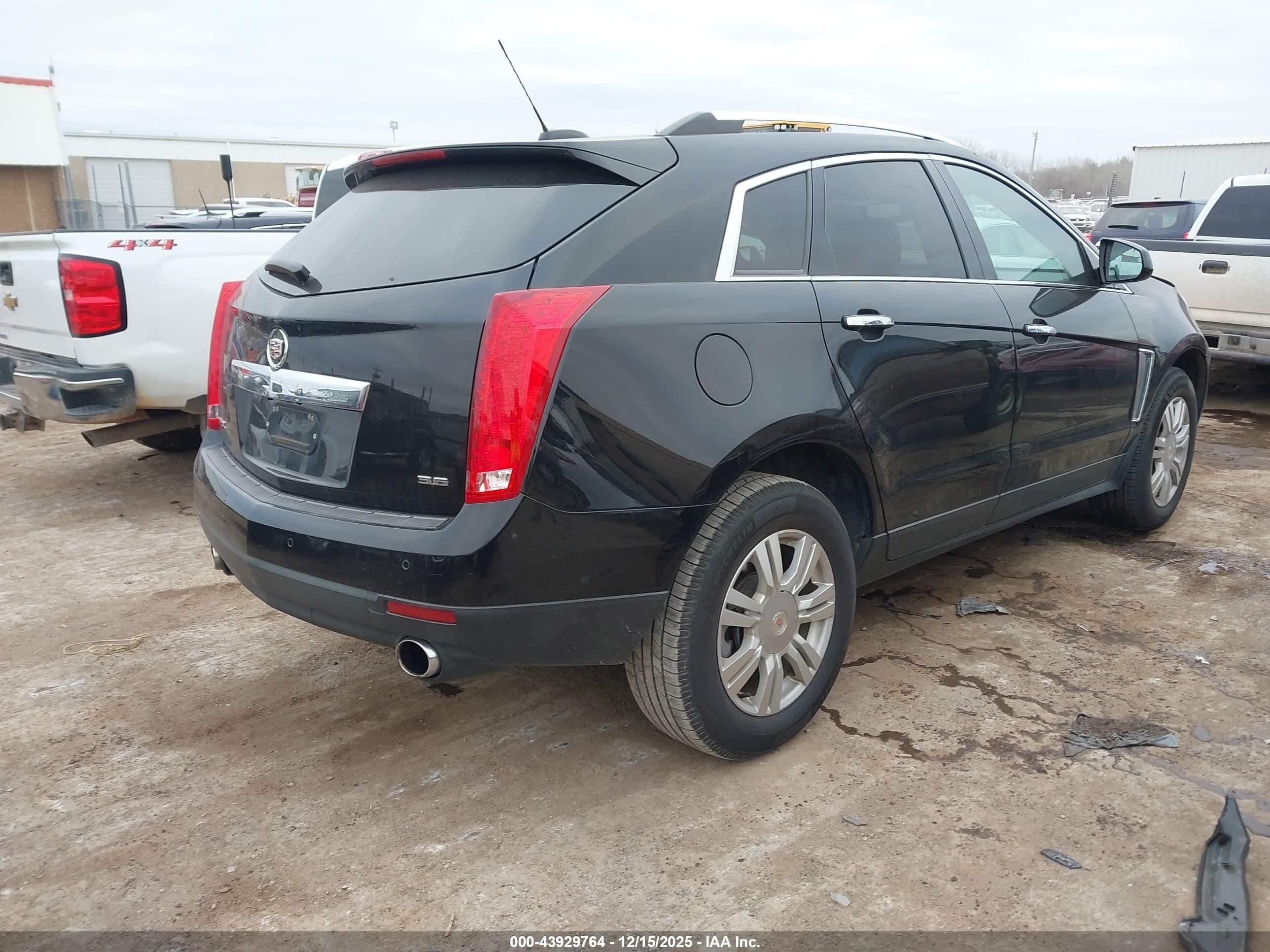 2015 Cadillac Srx Luxury Collection Black vin: 3GYFNBE35FS631090
