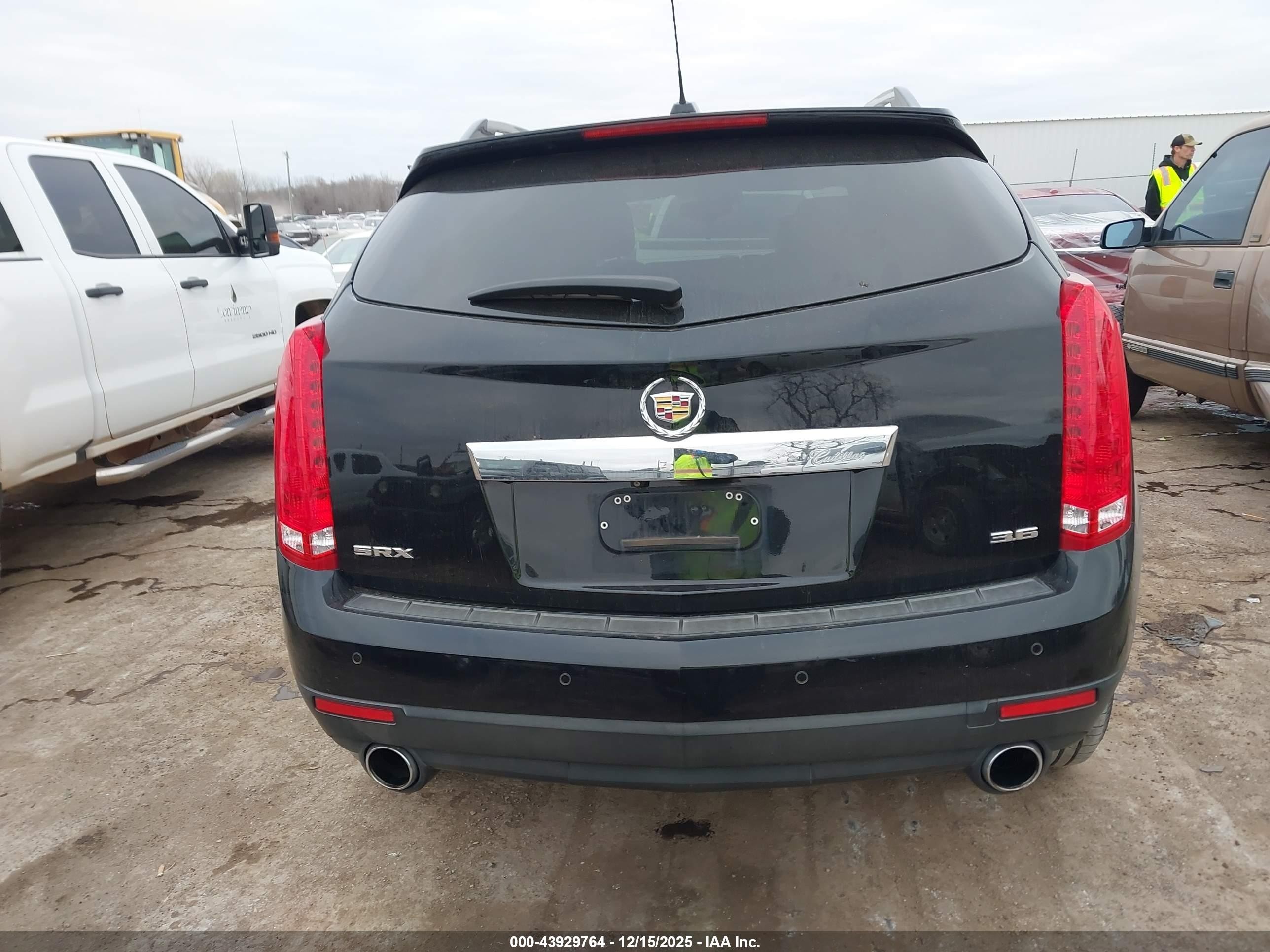 2015 Cadillac Srx Luxury Collection Black vin: 3GYFNBE35FS631090