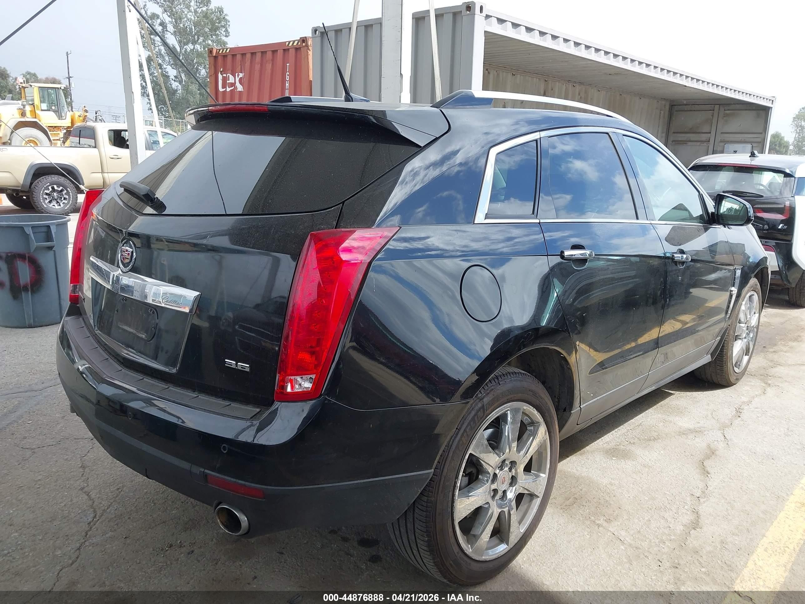 2012 Cadillac Srx Performance Collection Black vin: 3GYFNBE36CS609563