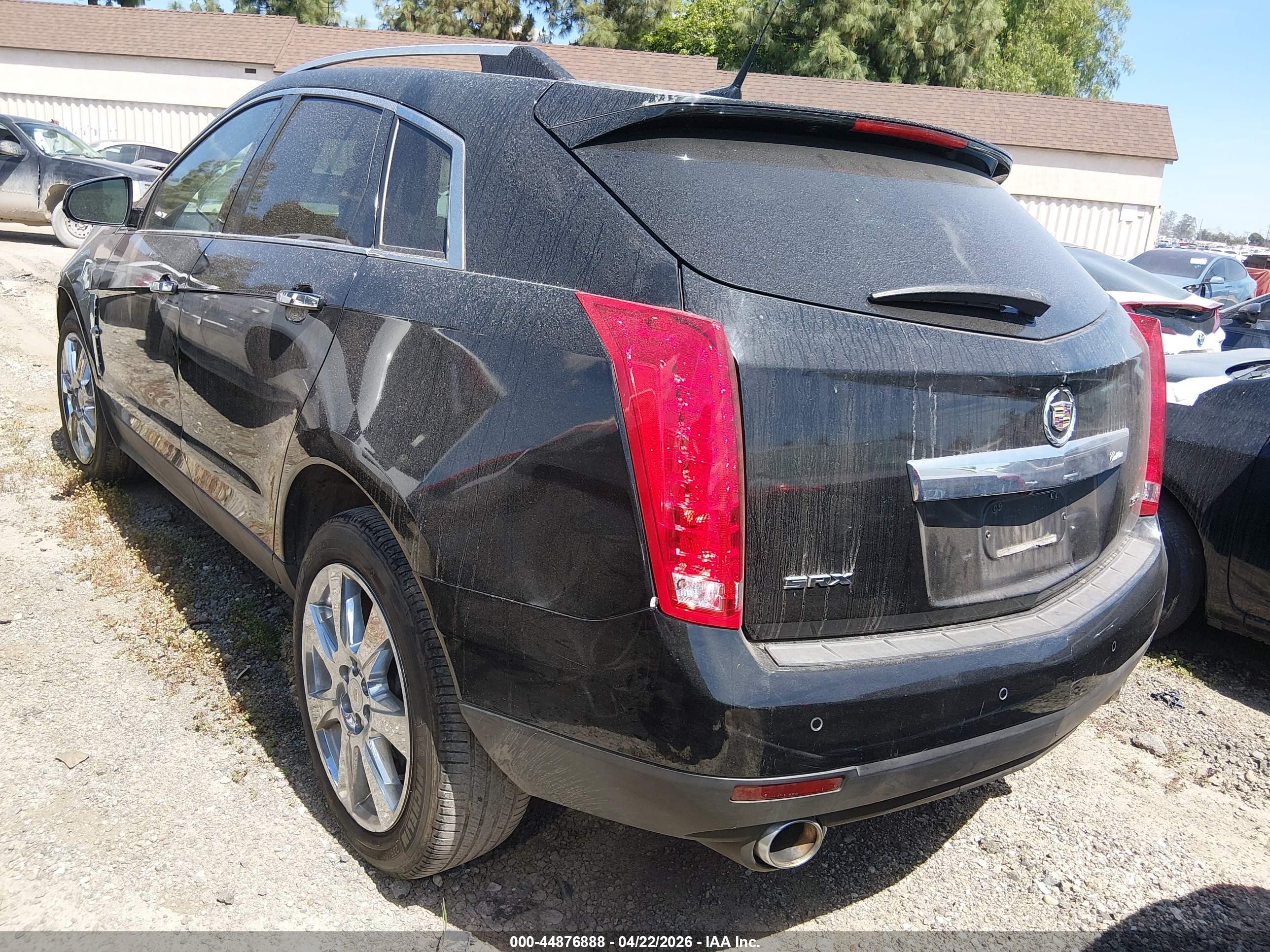 2012 Cadillac Srx Performance Collection Black vin: 3GYFNBE36CS609563