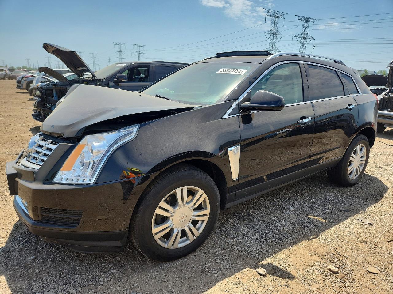 2014 Cadillac Srx Luxury Collection Black vin: 3GYFNBE36ES527769