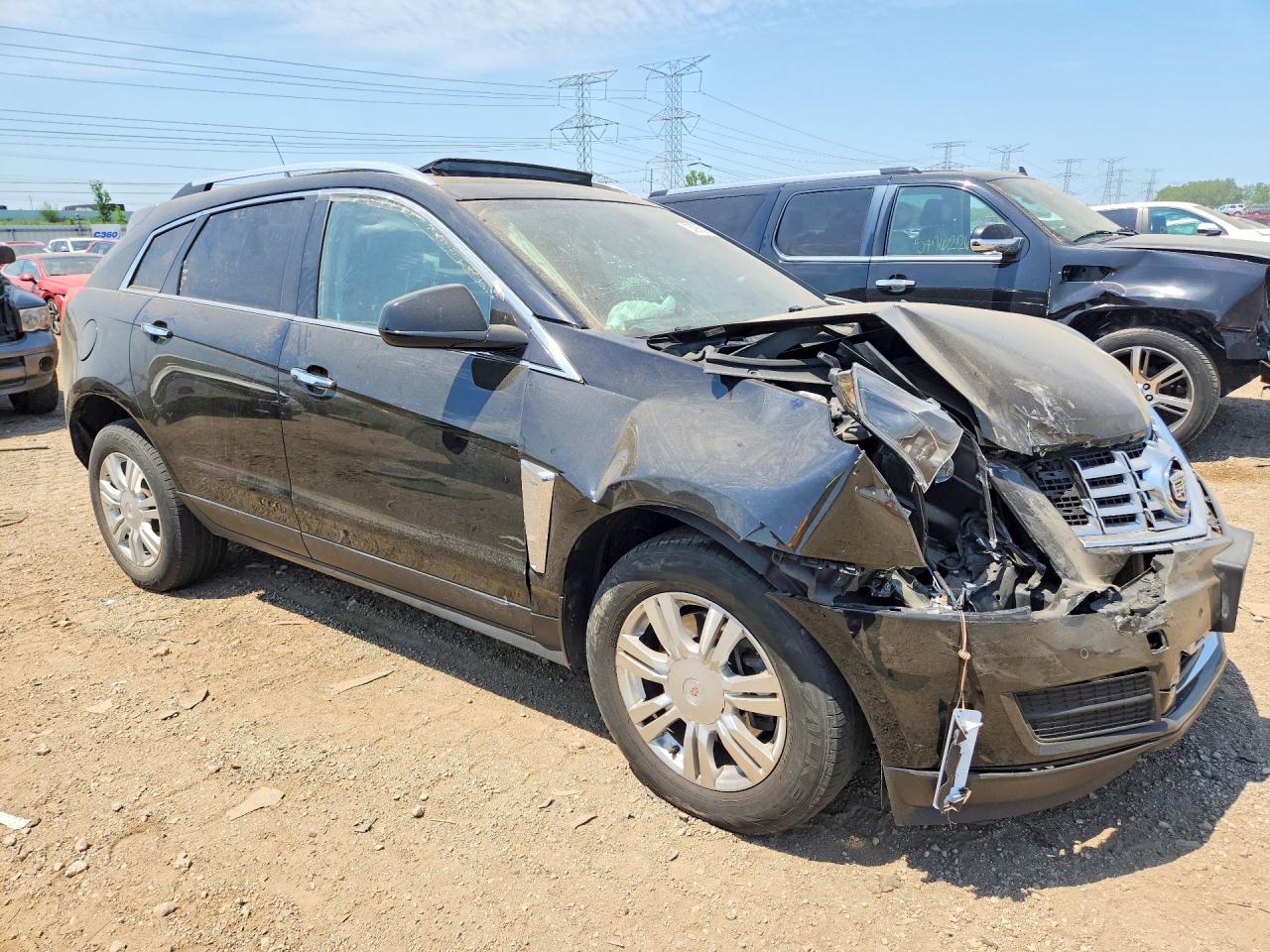 2014 Cadillac Srx Luxury Collection Black vin: 3GYFNBE36ES527769