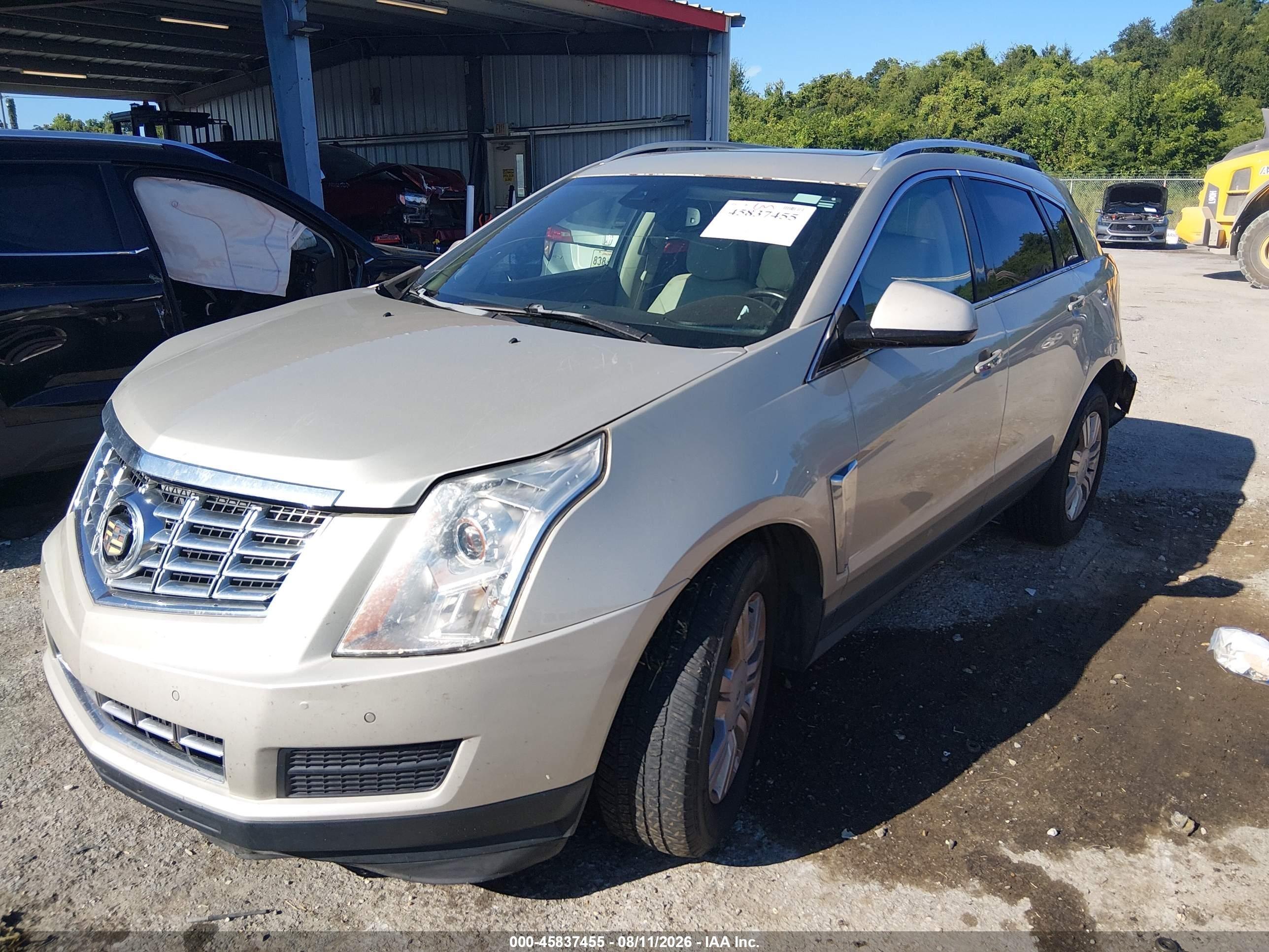 2014 Cadillac Srx Luxury Collection Champagne vin: 3GYFNBE36ES534625