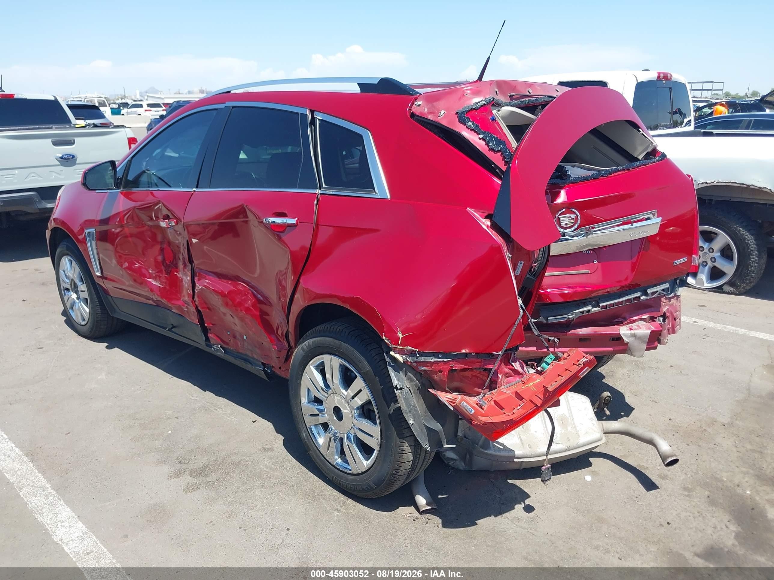2014 Cadillac Srx Luxury Collection Red vin: 3GYFNBE36ES541185