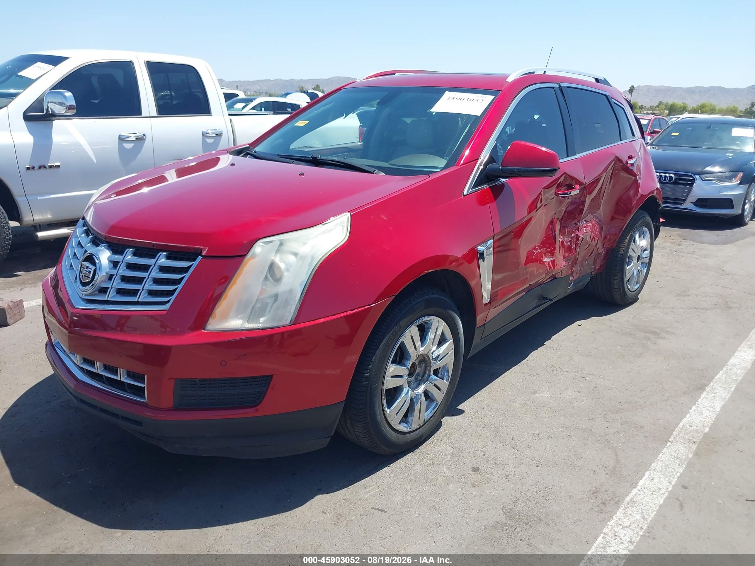 2014 Cadillac Srx Luxury Collection Red vin: 3GYFNBE36ES541185