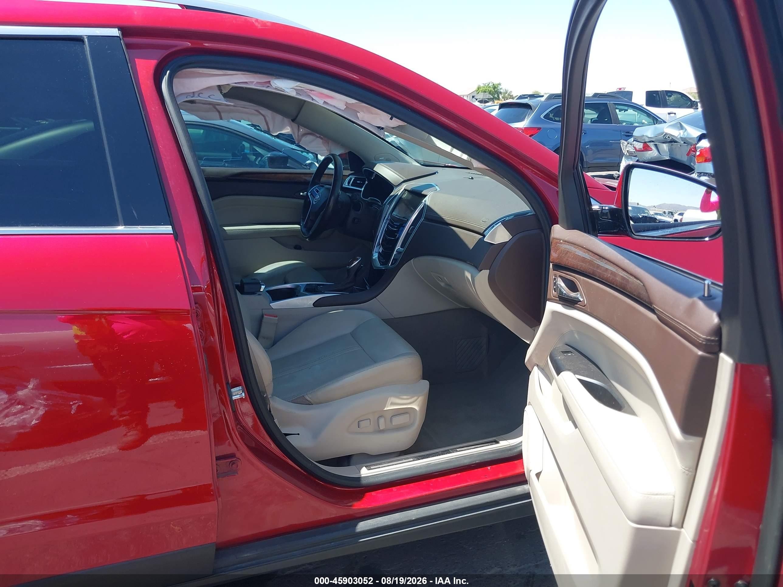 2014 Cadillac Srx Luxury Collection Red vin: 3GYFNBE36ES541185