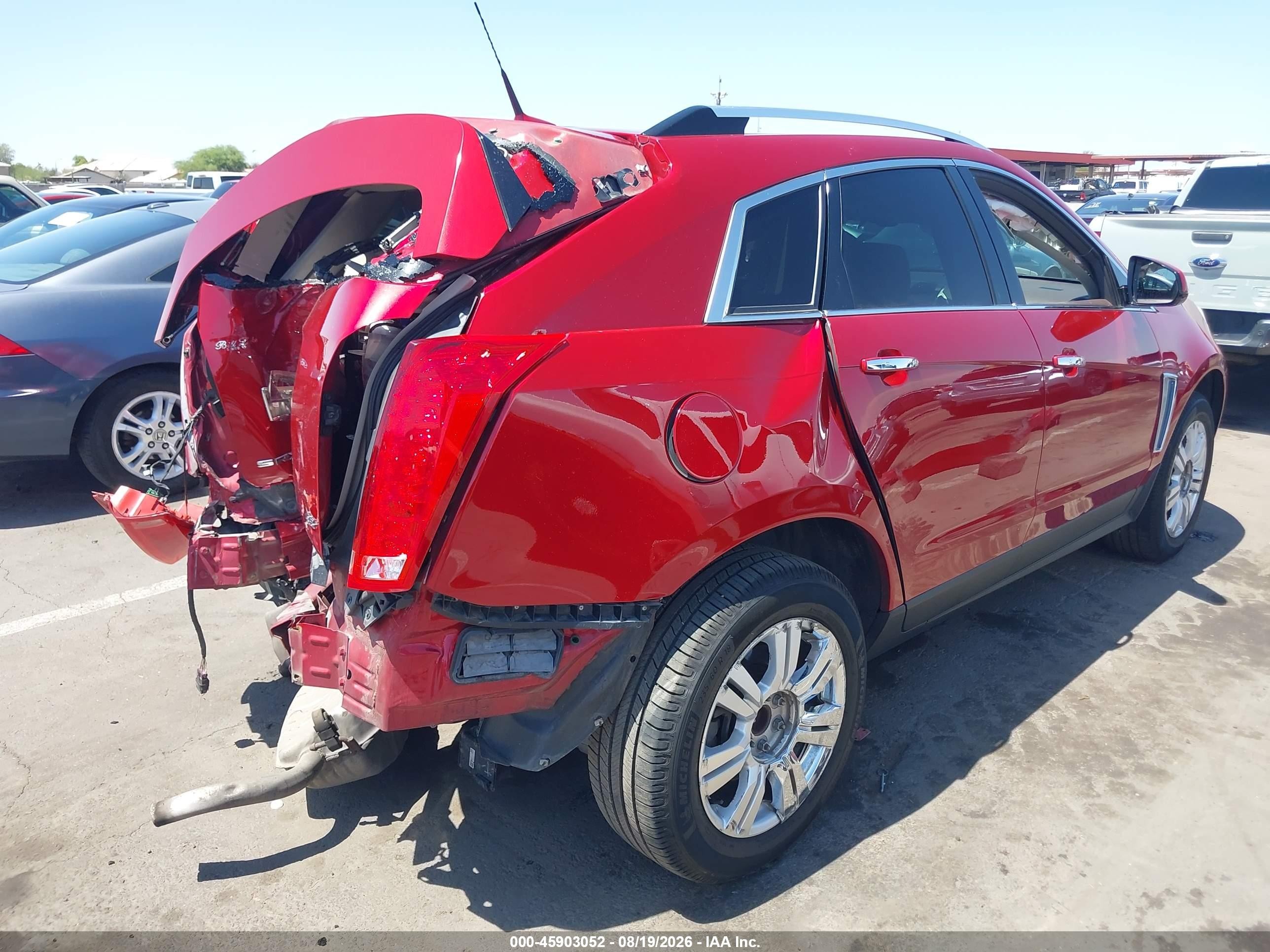 2014 Cadillac Srx Luxury Collection Red vin: 3GYFNBE36ES541185