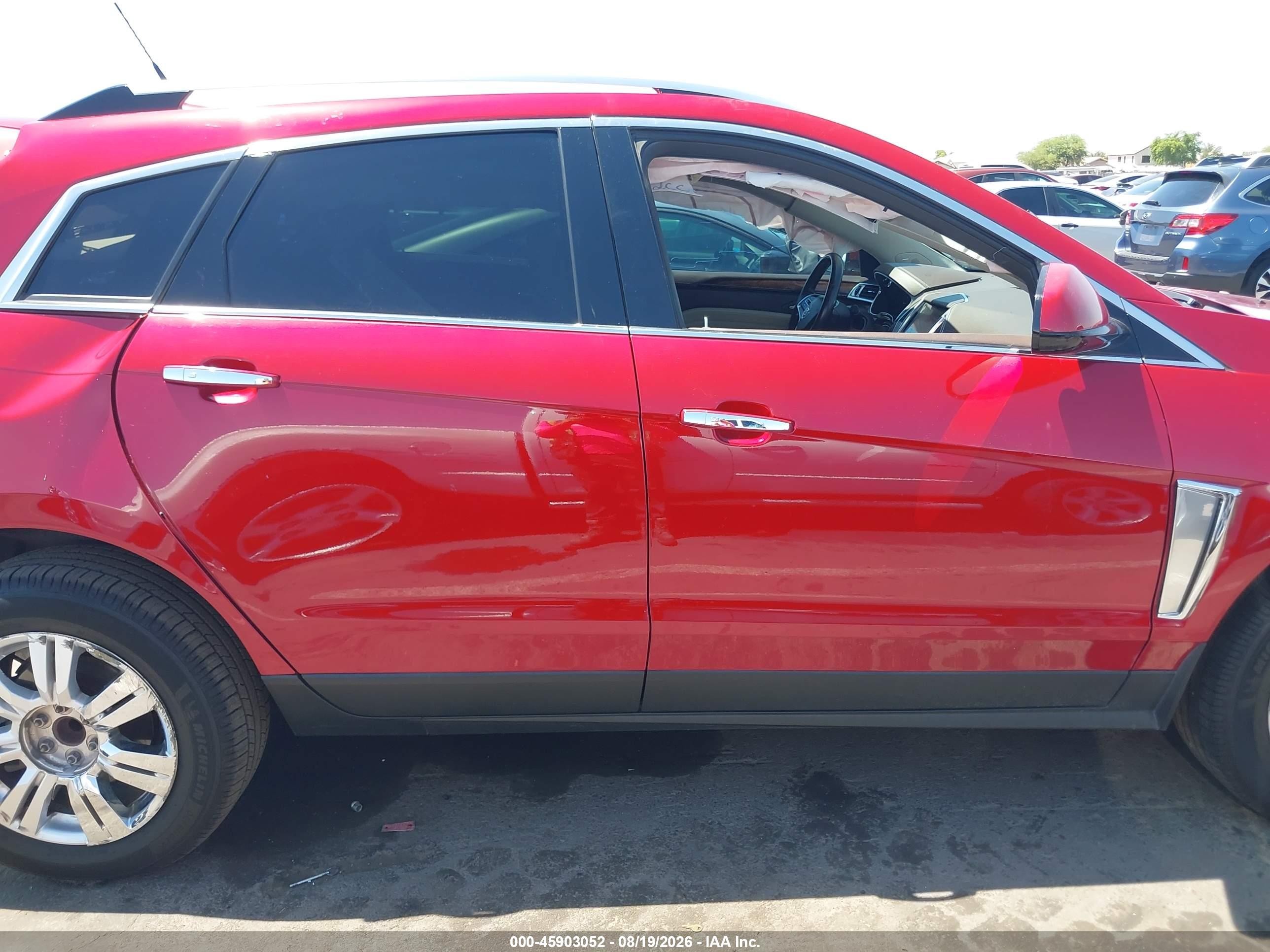 2014 Cadillac Srx Luxury Collection Red vin: 3GYFNBE36ES541185