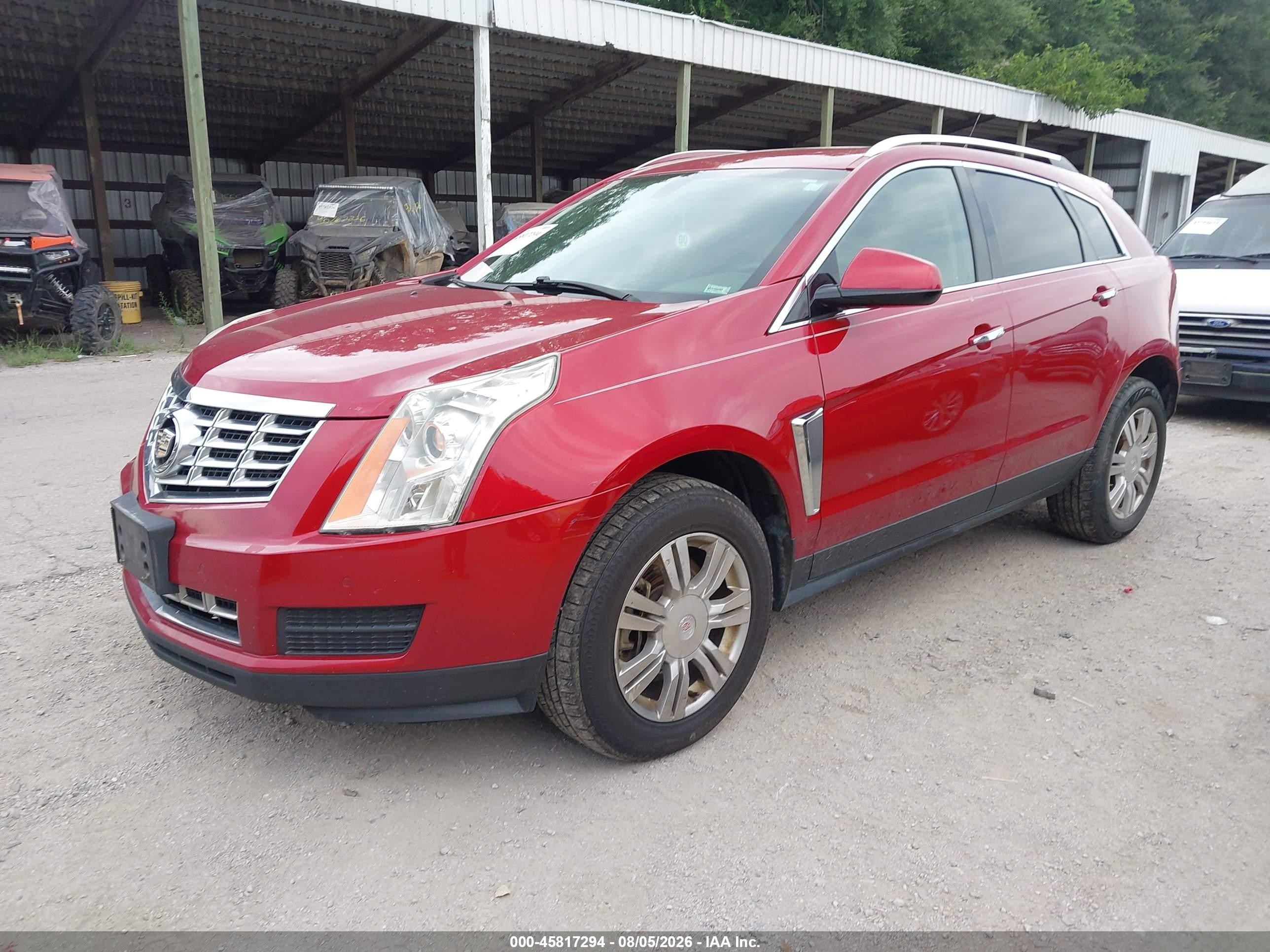 2014 Cadillac Srx Luxury Collection Red vin: 3GYFNBE36ES555121