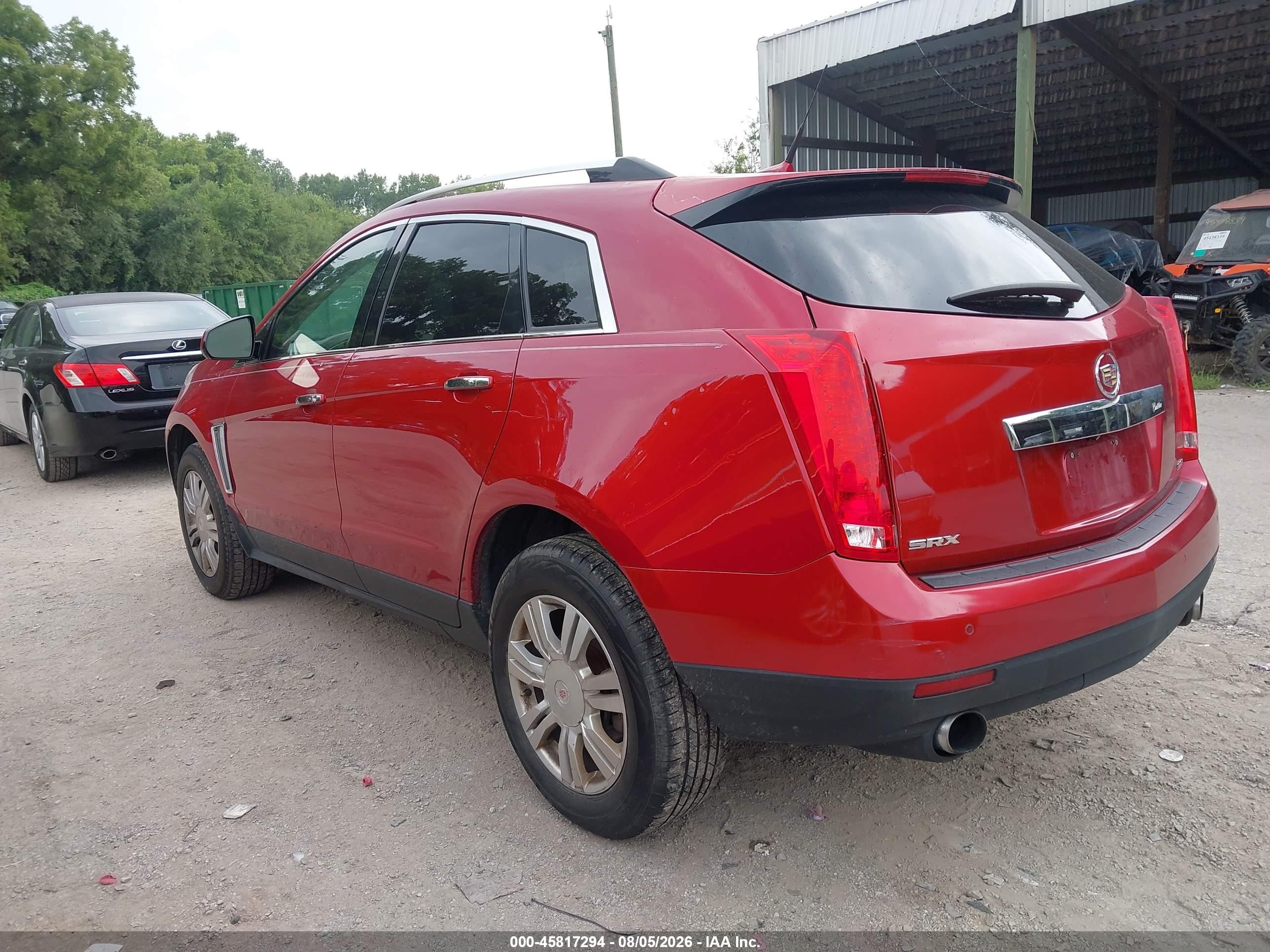 2014 Cadillac Srx Luxury Collection Red vin: 3GYFNBE36ES555121