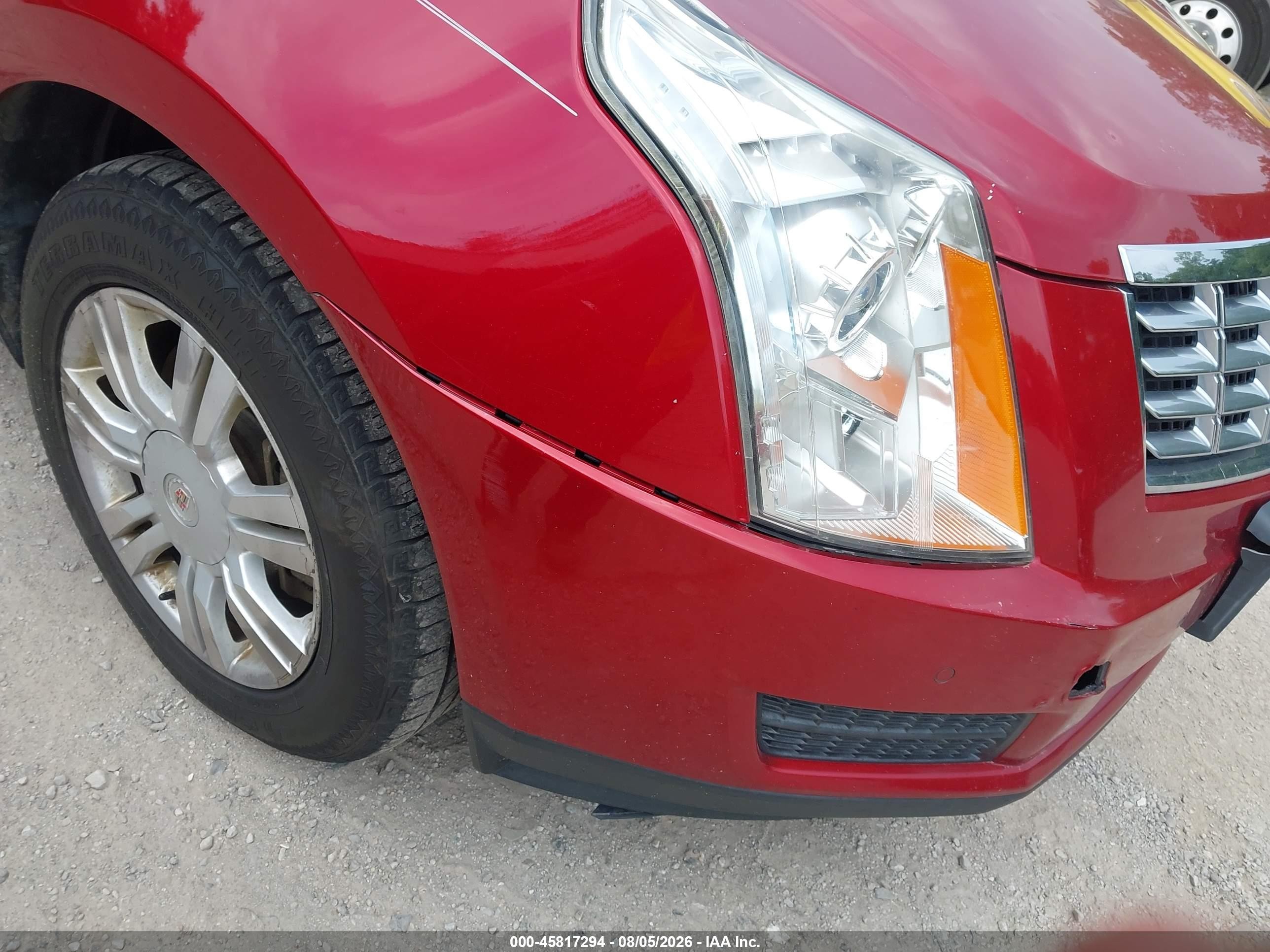 2014 Cadillac Srx Luxury Collection Red vin: 3GYFNBE36ES555121