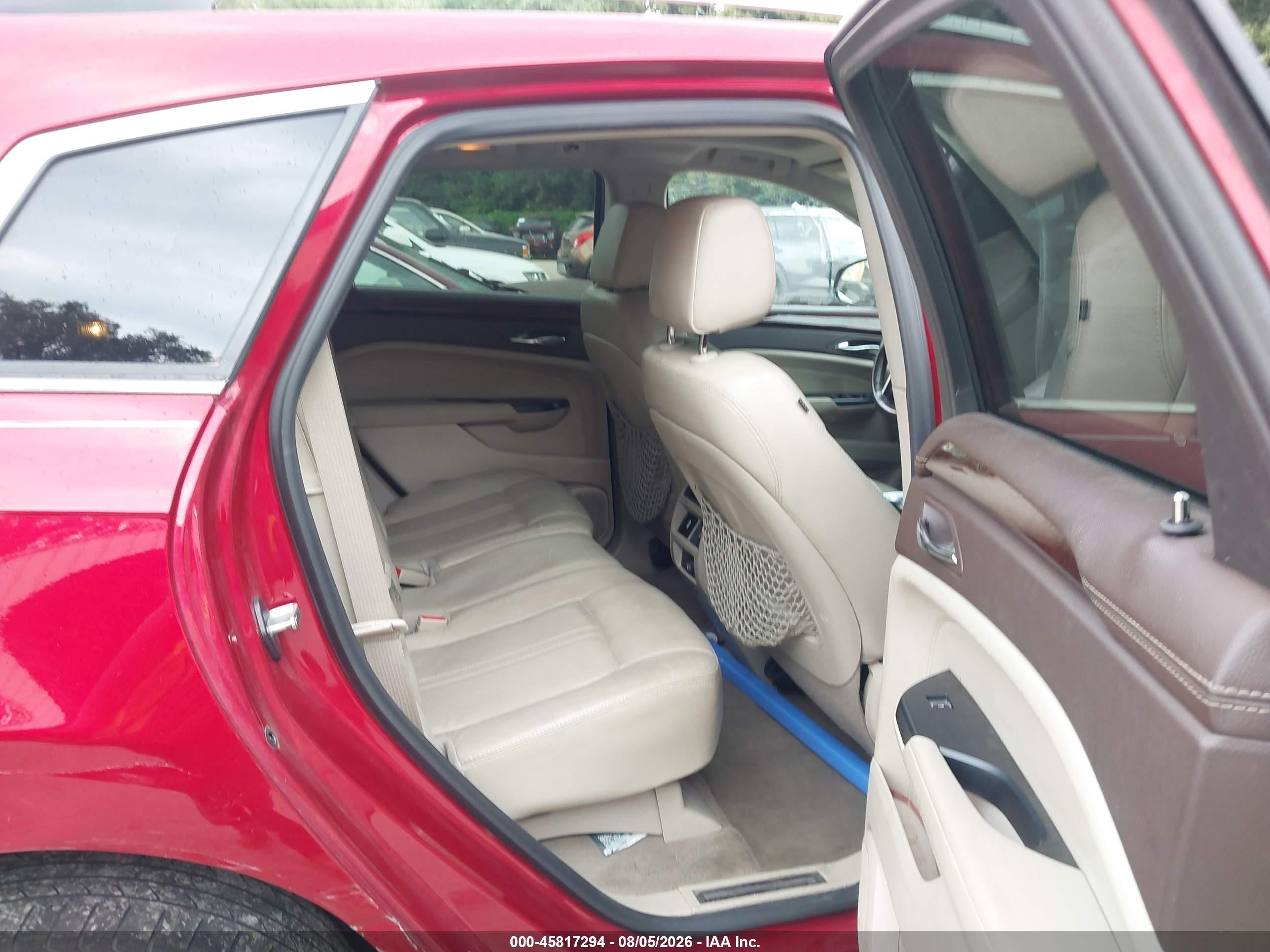 2014 Cadillac Srx Luxury Collection Red vin: 3GYFNBE36ES555121