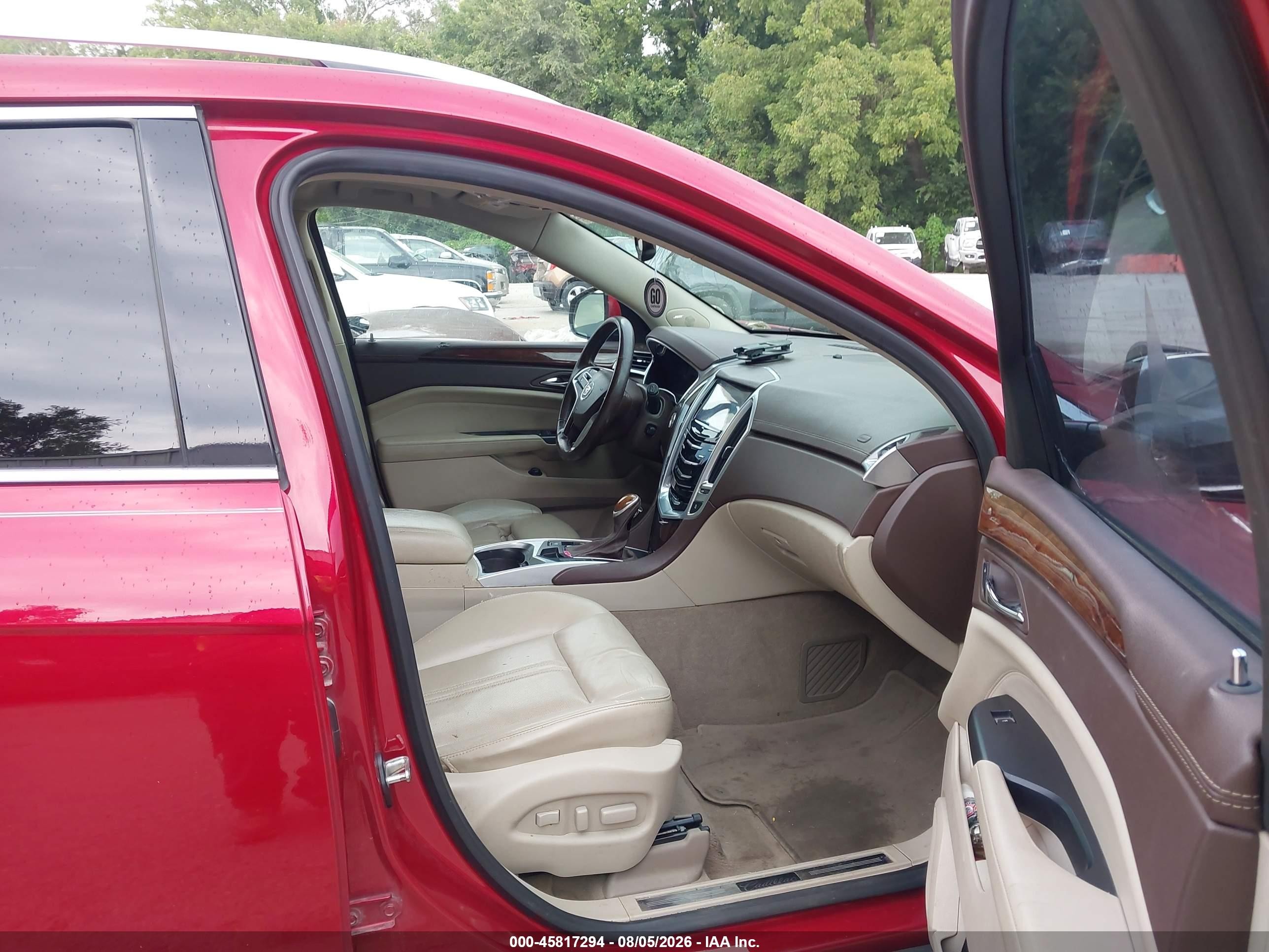 2014 Cadillac Srx Luxury Collection Red vin: 3GYFNBE36ES555121
