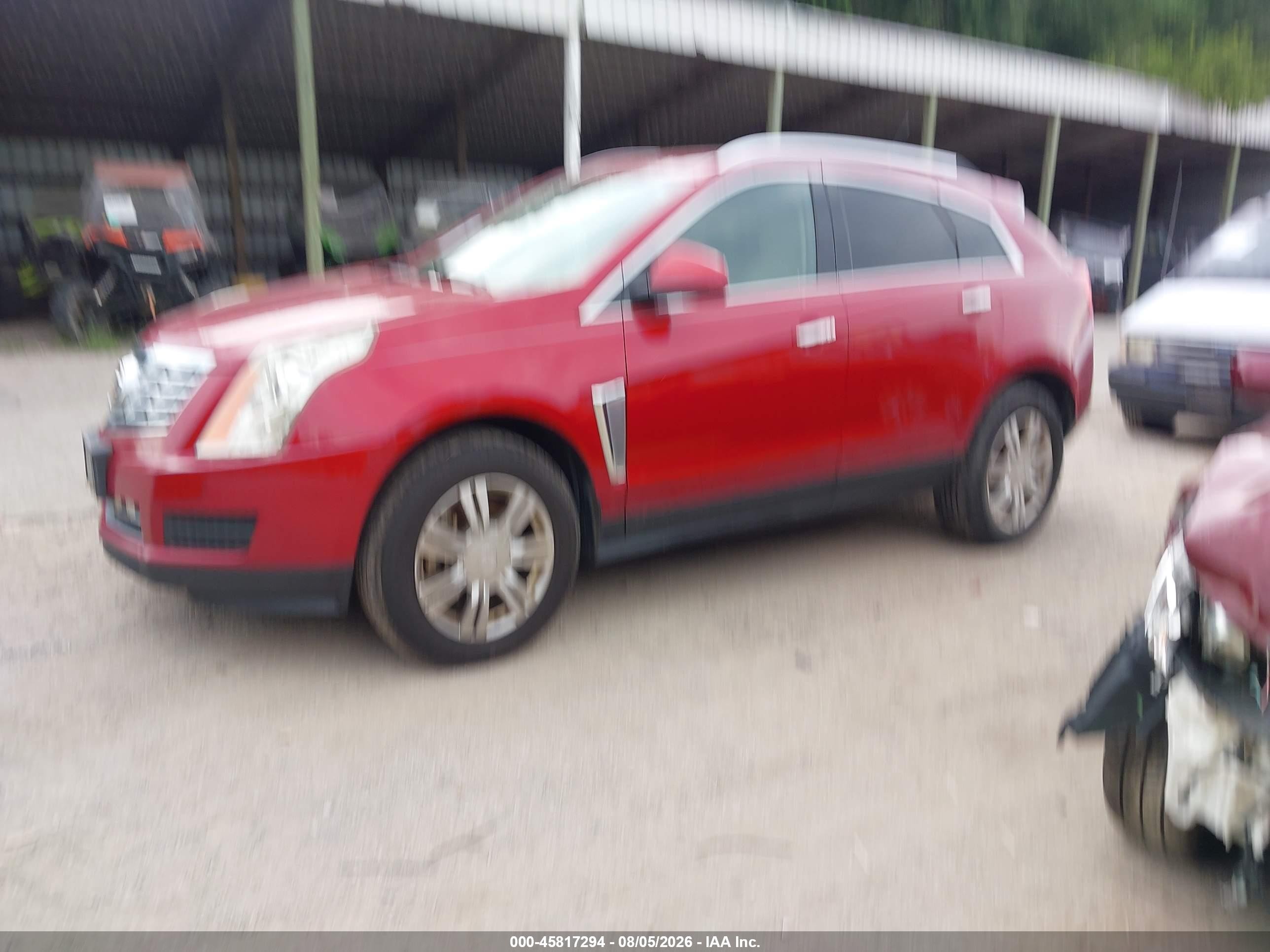 2014 Cadillac Srx Luxury Collection Red vin: 3GYFNBE36ES555121