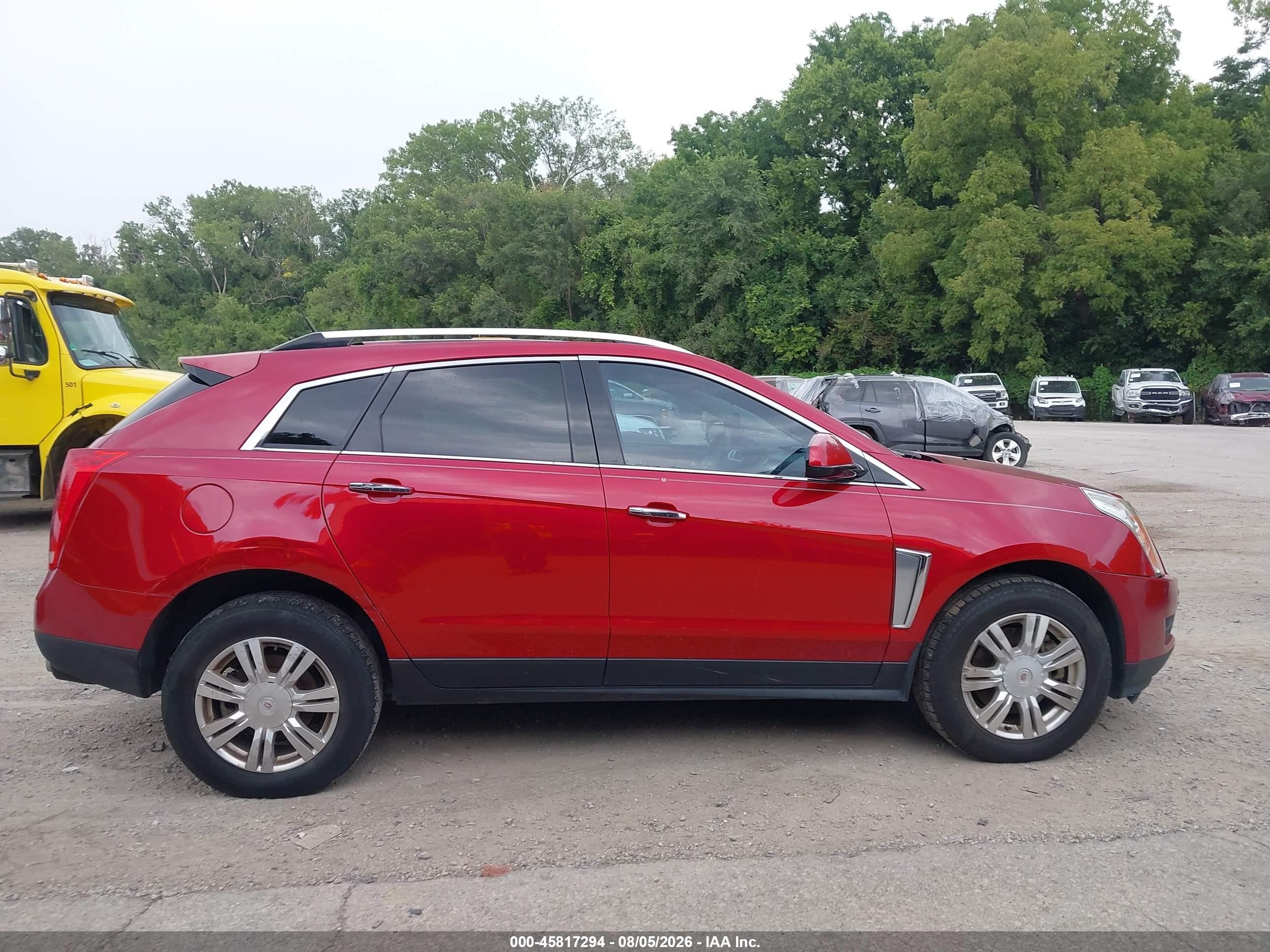 2014 Cadillac Srx Luxury Collection Red vin: 3GYFNBE36ES555121