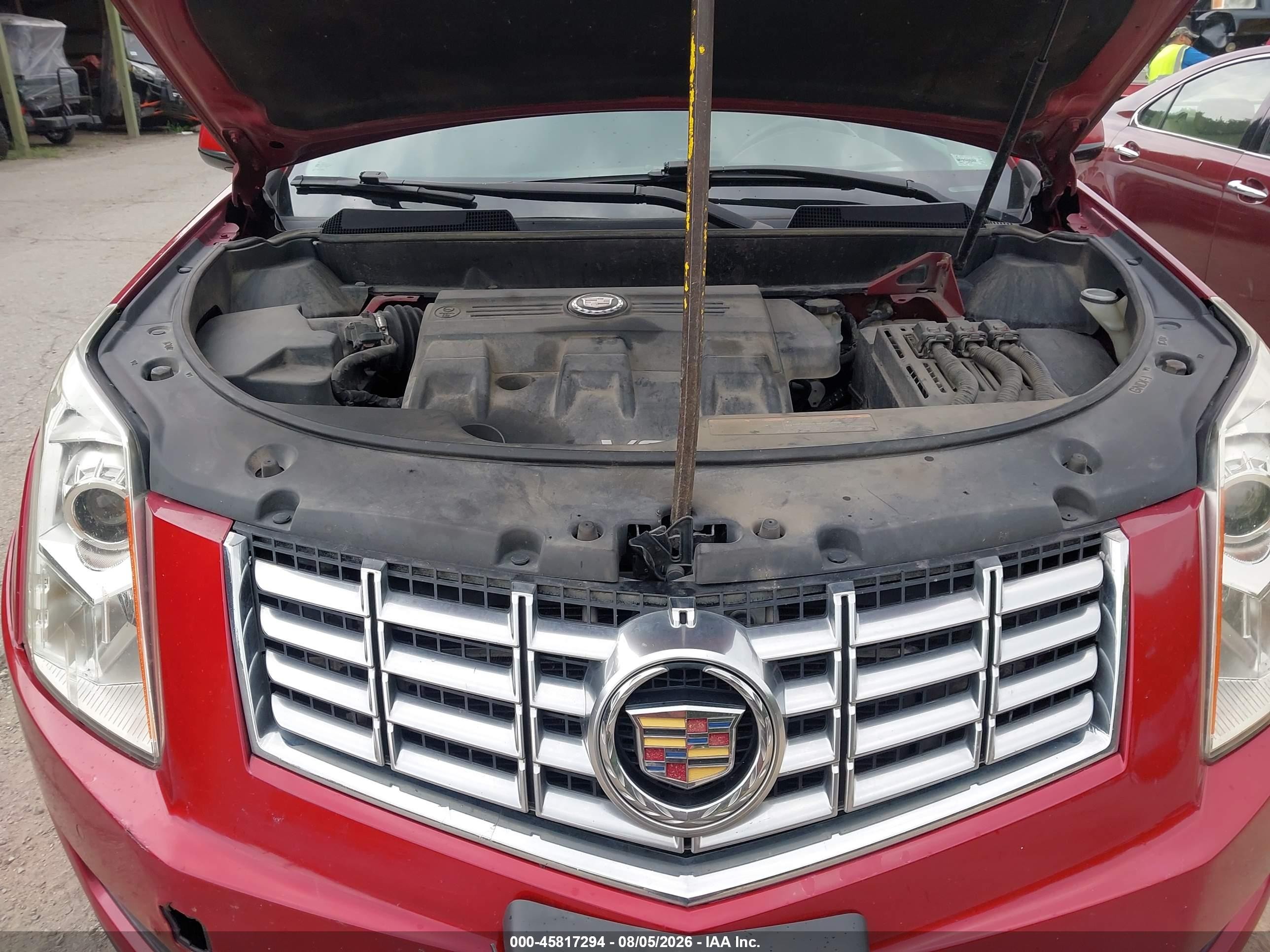 2014 Cadillac Srx Luxury Collection Red vin: 3GYFNBE36ES555121