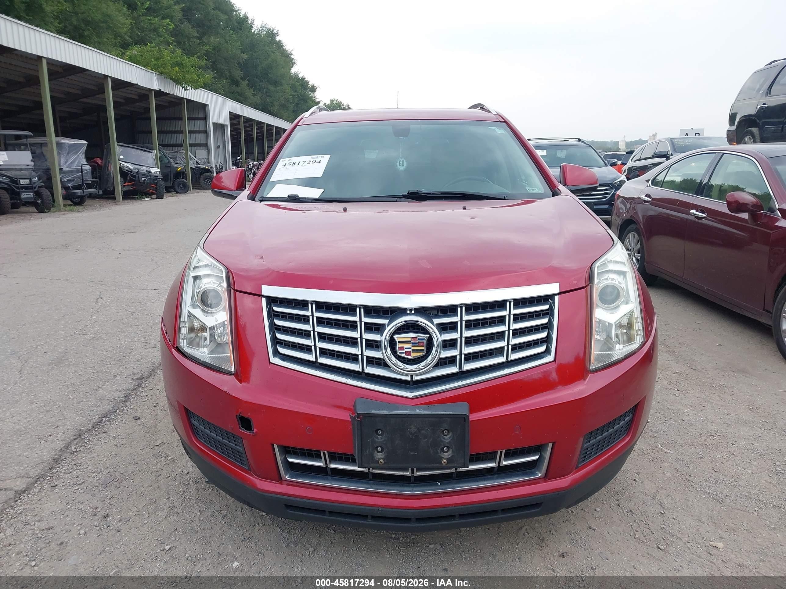 2014 Cadillac Srx Luxury Collection Red vin: 3GYFNBE36ES555121