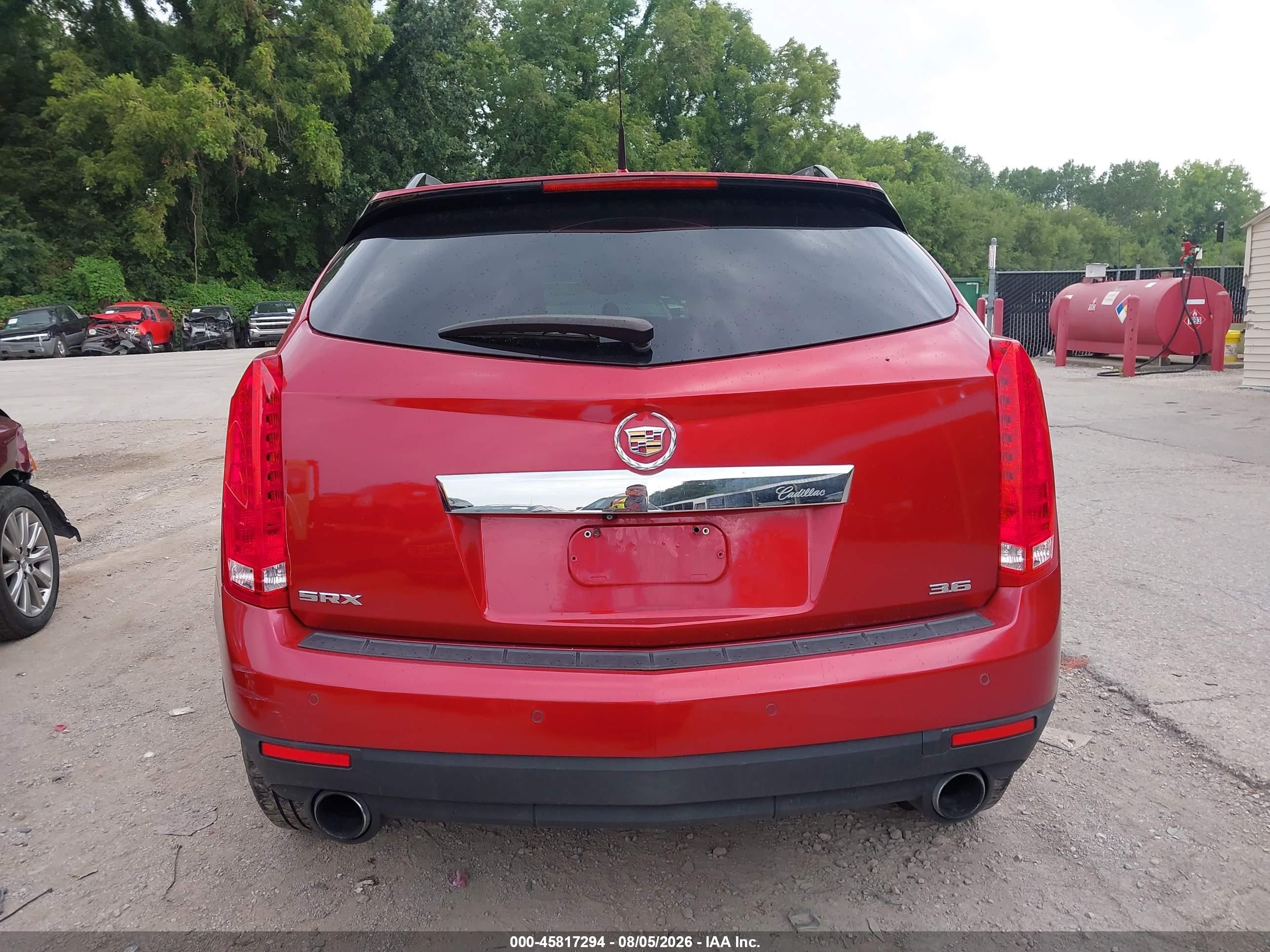 2014 Cadillac Srx Luxury Collection Red vin: 3GYFNBE36ES555121