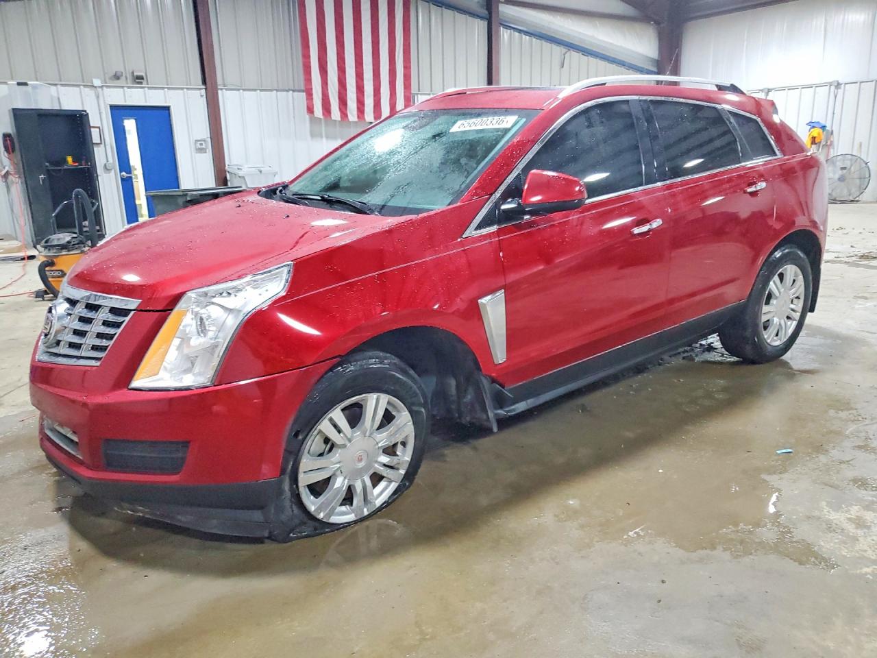 2014 Cadillac Srx Luxury Collection Red vin: 3GYFNBE36ES580102