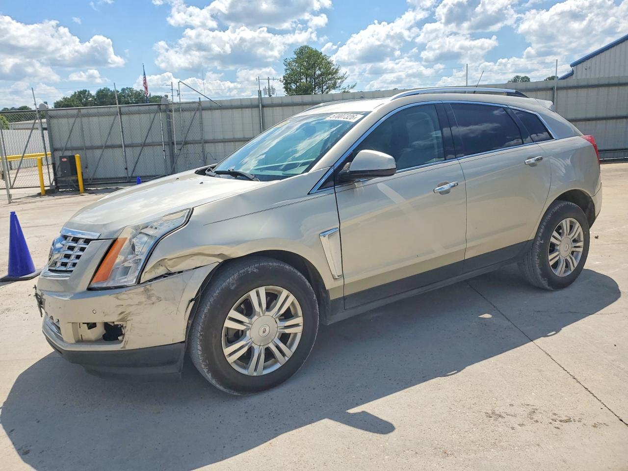 2014 Cadillac Srx Luxury Collection Cream vin: 3GYFNBE36ES611834