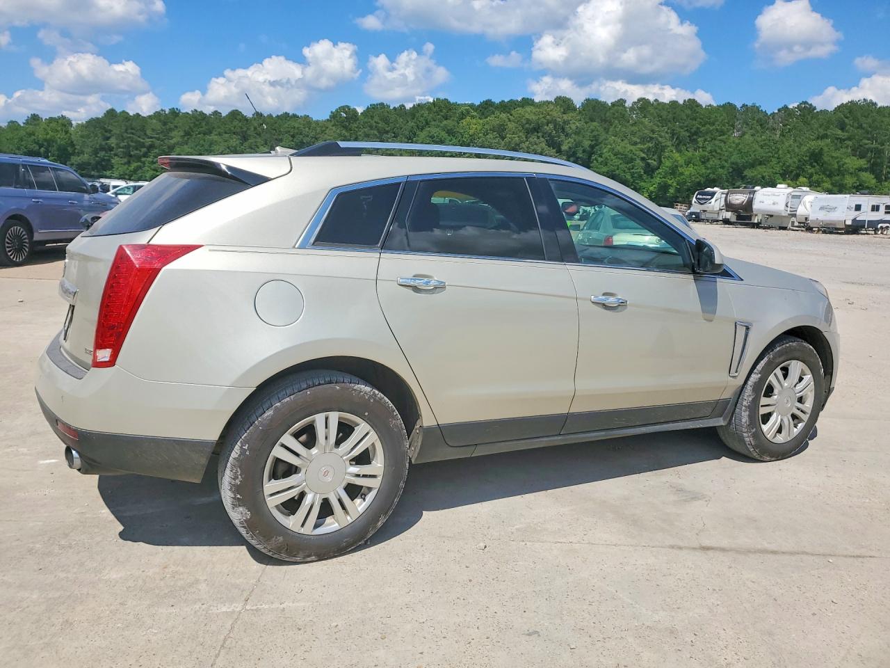 2014 Cadillac Srx Luxury Collection Cream vin: 3GYFNBE36ES611834