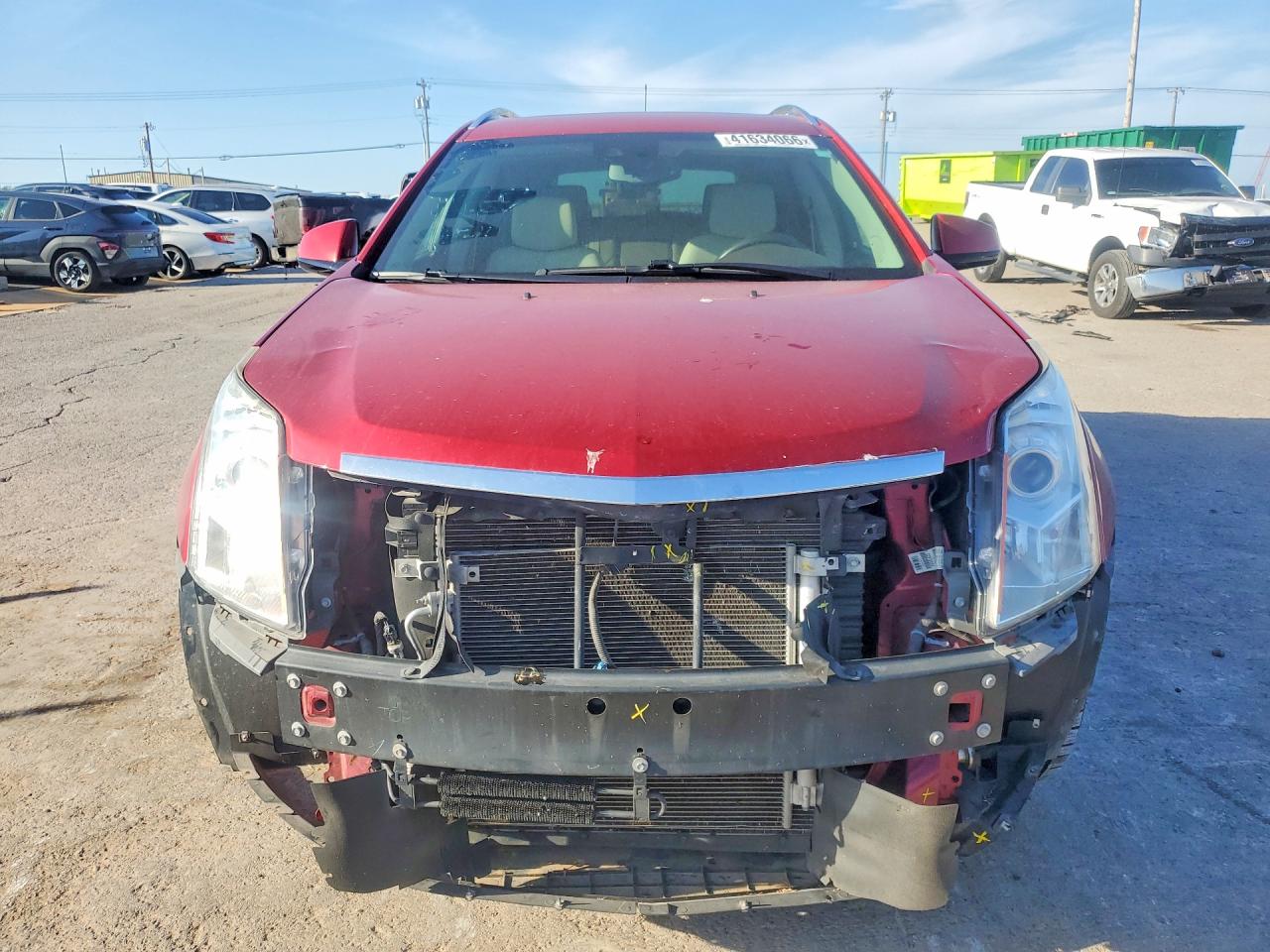 2014 Cadillac Srx Luxury Collection Red vin: 3GYFNBE36ES642095