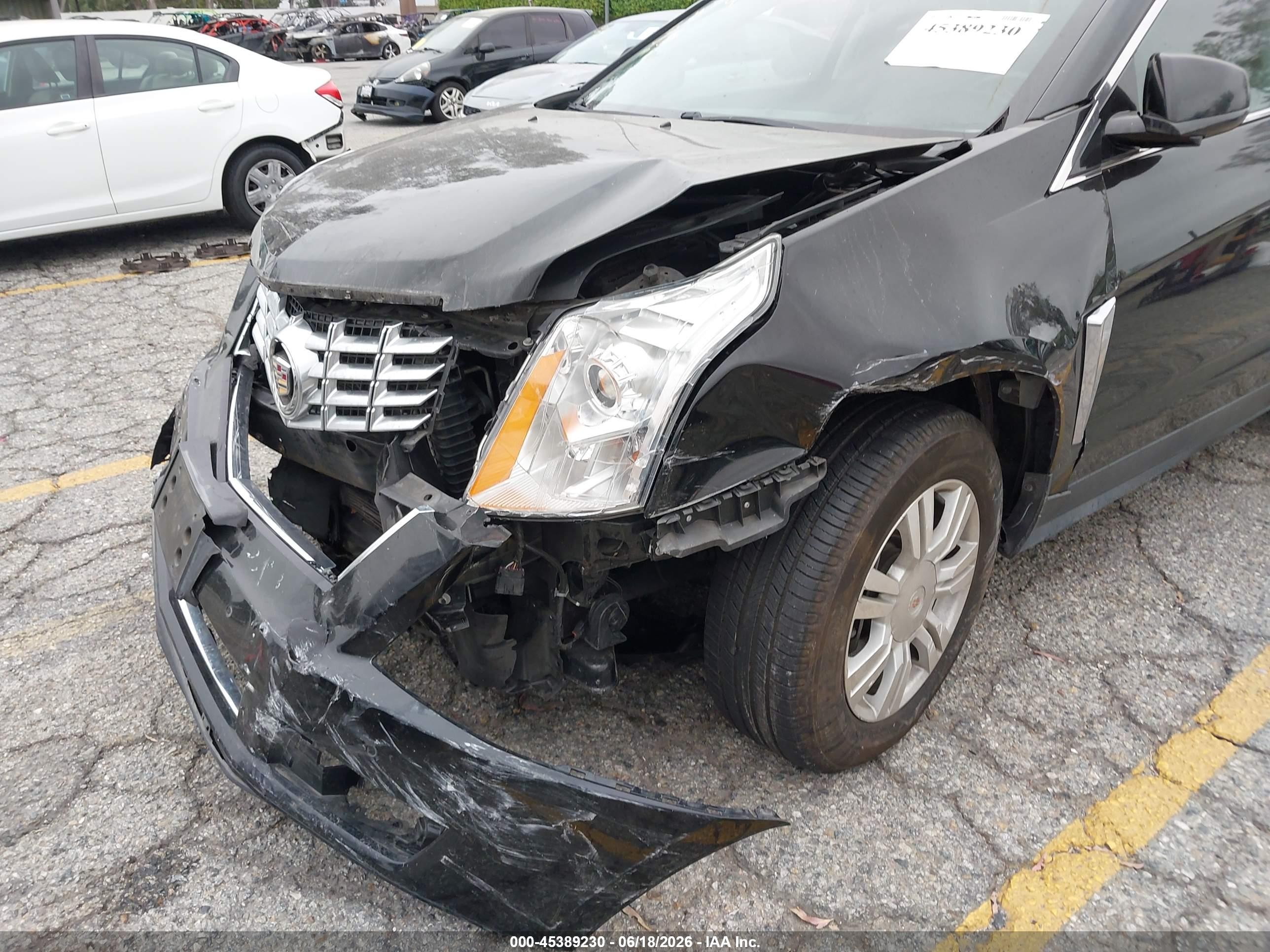 2015 Cadillac Srx Luxury Collection Black vin: 3GYFNBE36FS556433