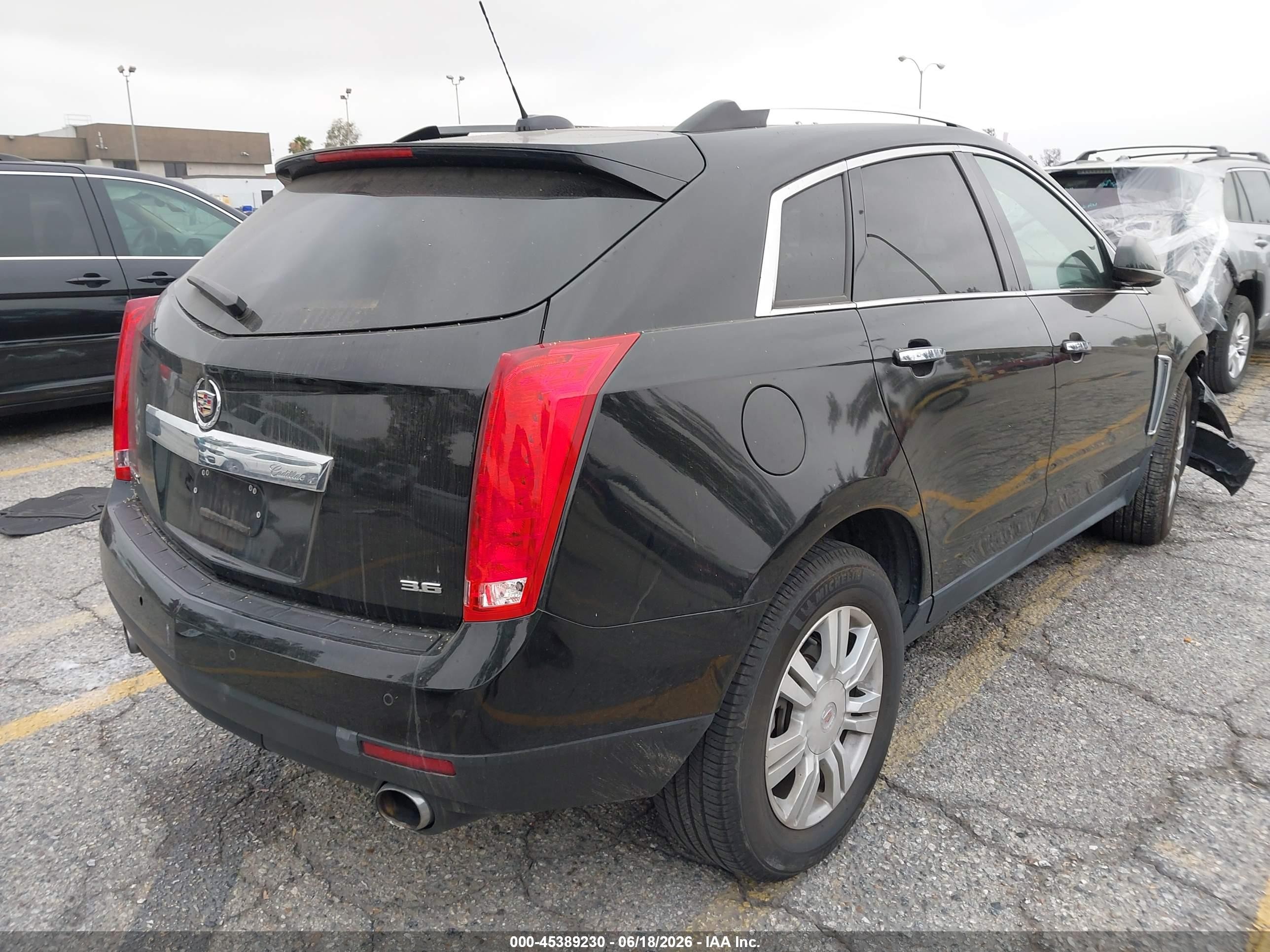 2015 Cadillac Srx Luxury Collection Black vin: 3GYFNBE36FS556433