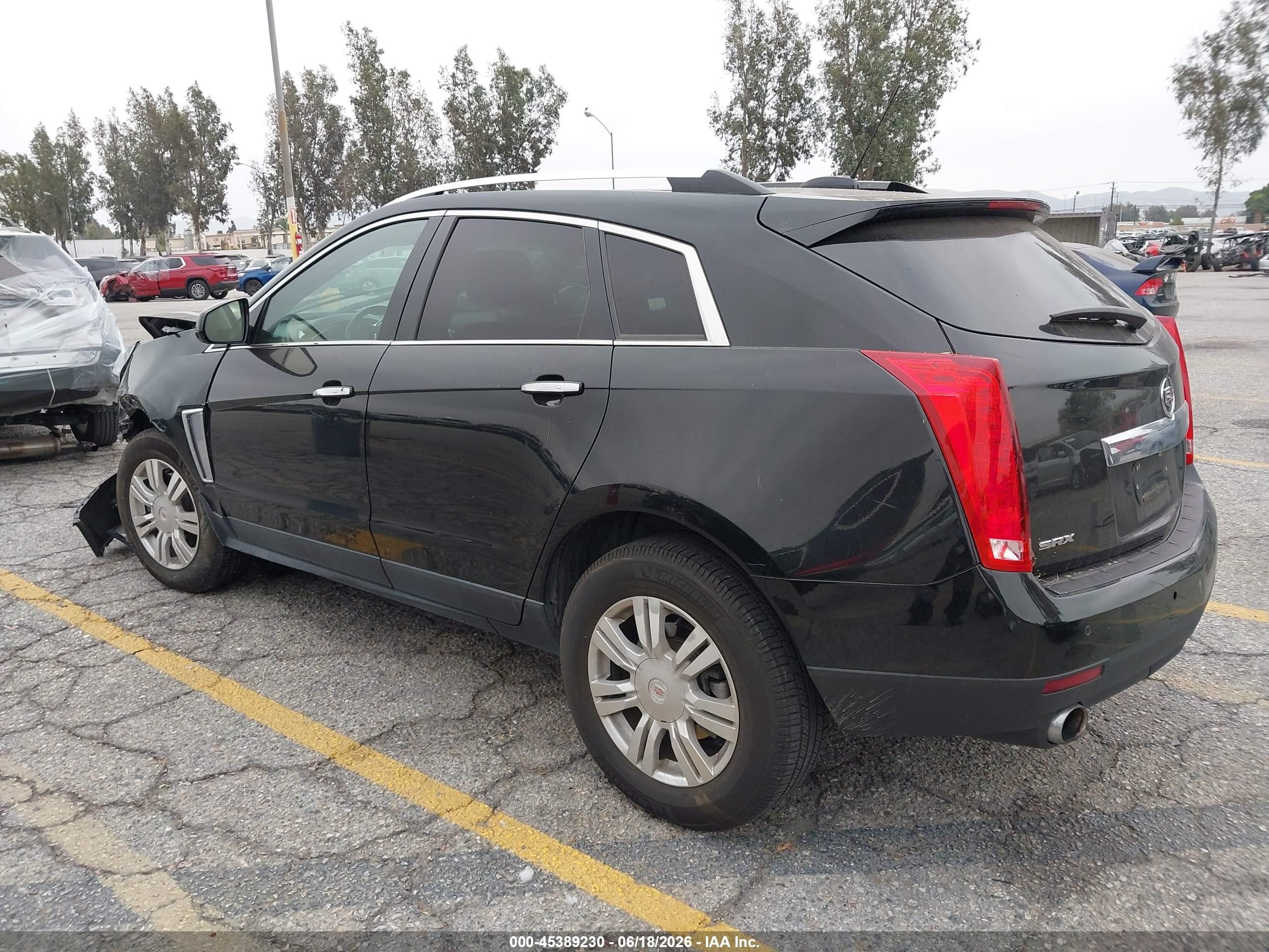 2015 Cadillac Srx Luxury Collection Black vin: 3GYFNBE36FS556433