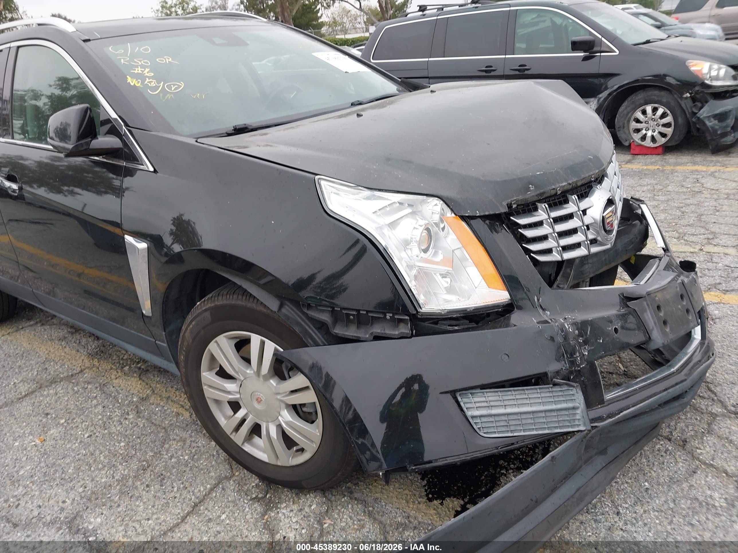 2015 Cadillac Srx Luxury Collection Black vin: 3GYFNBE36FS556433