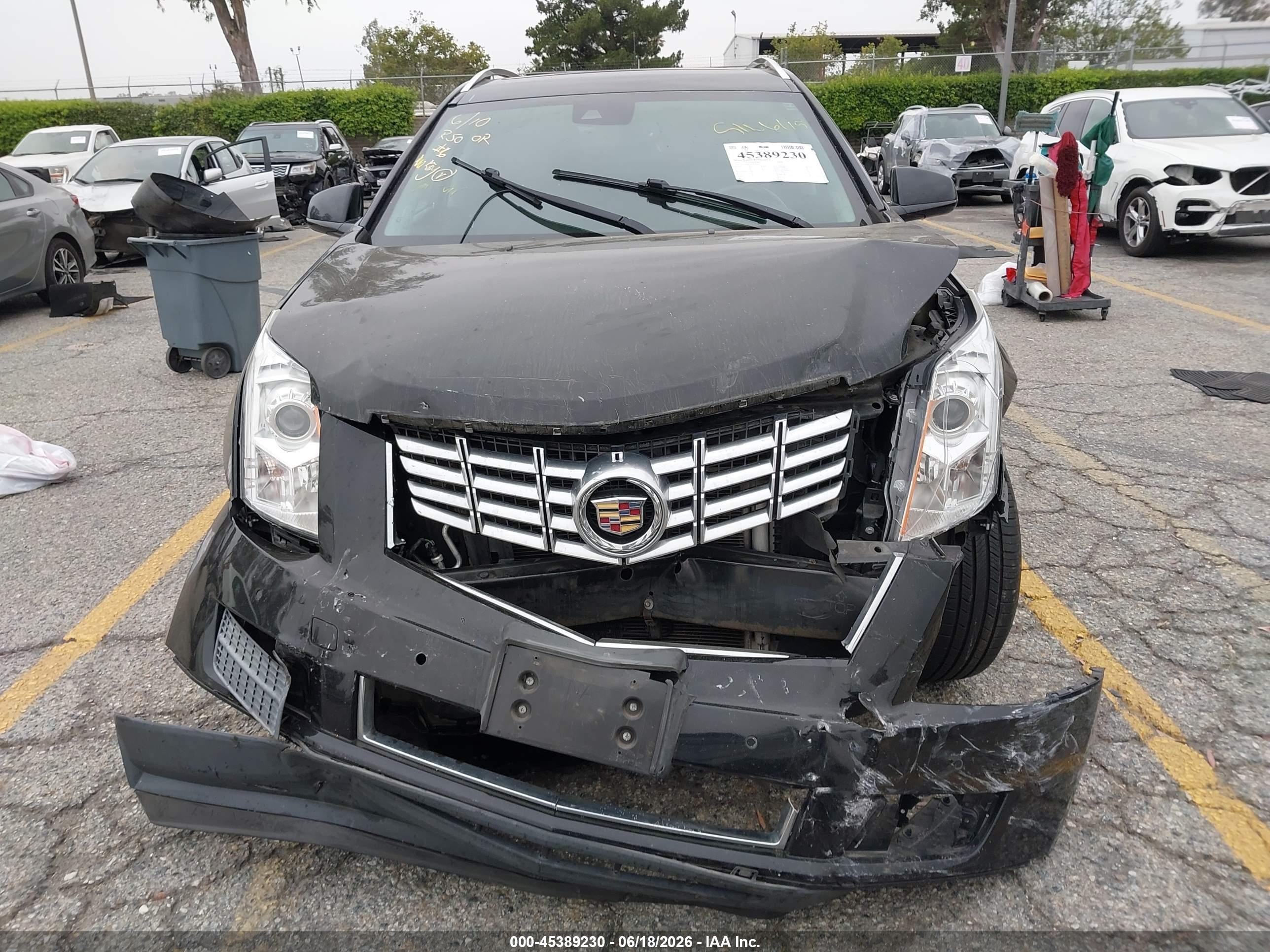 2015 Cadillac Srx Luxury Collection Black vin: 3GYFNBE36FS556433