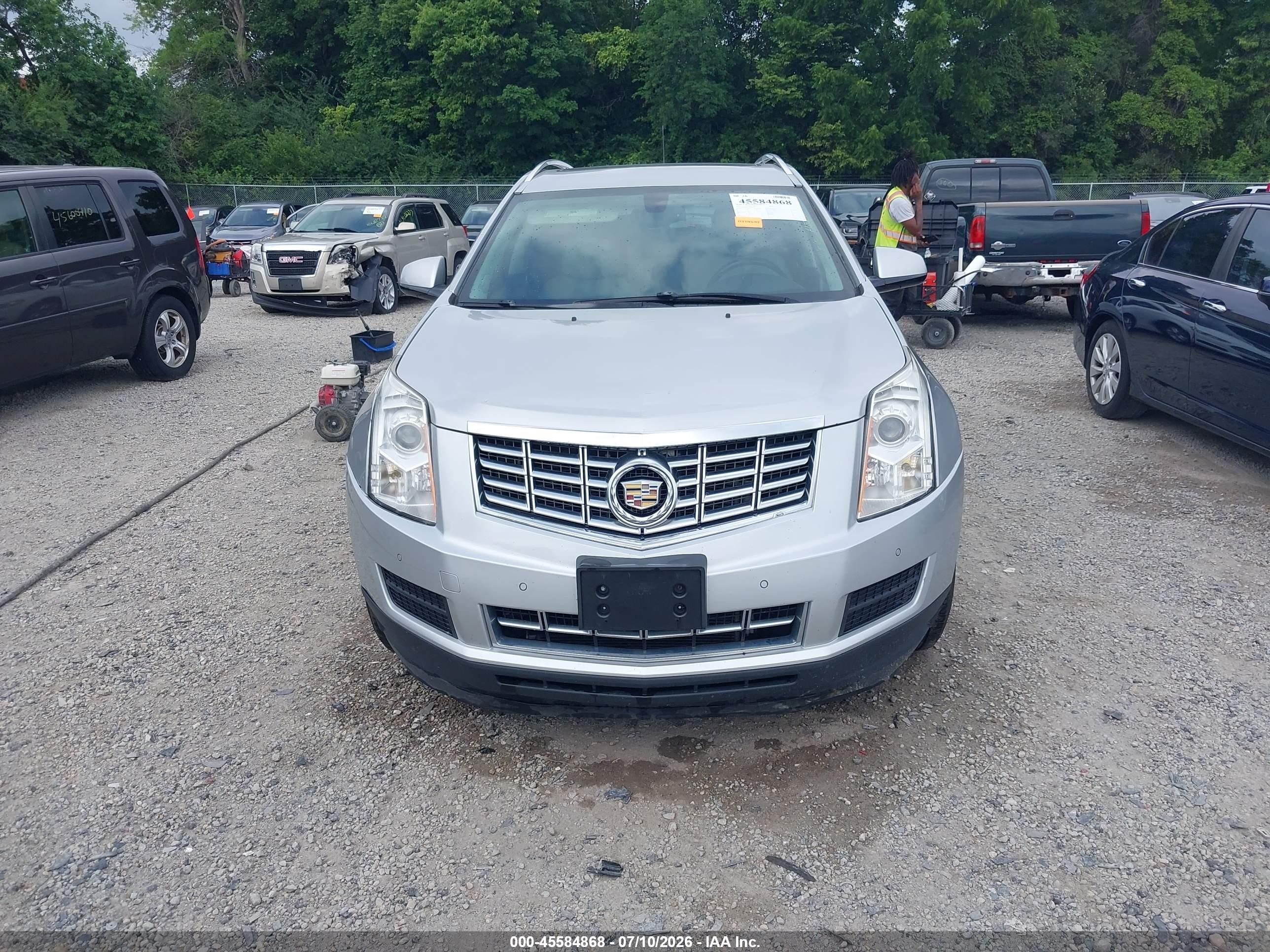 2015 Cadillac Srx Luxury Collection Gray vin: 3GYFNBE36FS586127