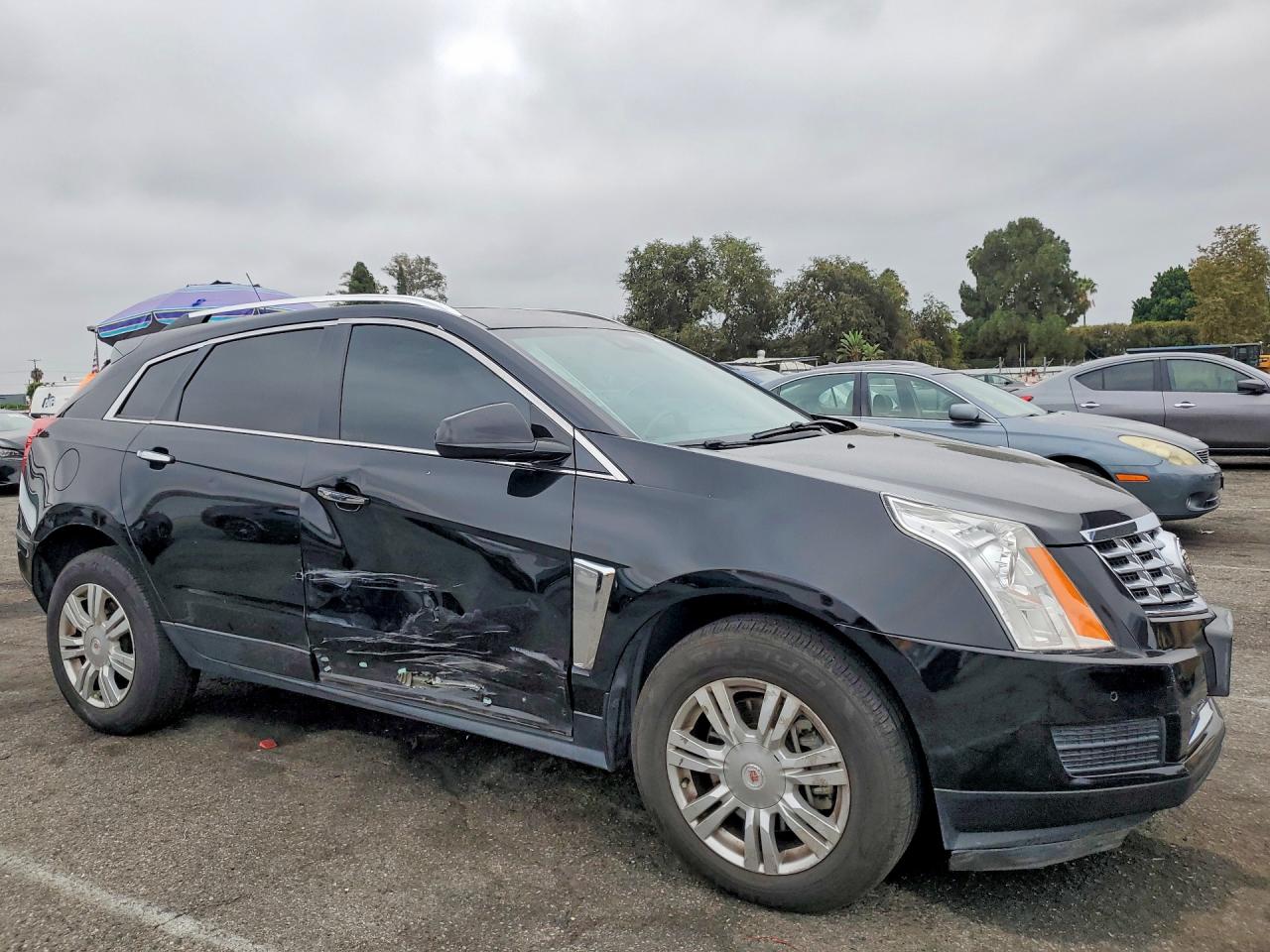 2015 Cadillac Srx Luxury Collection Black vin: 3GYFNBE36FS597130