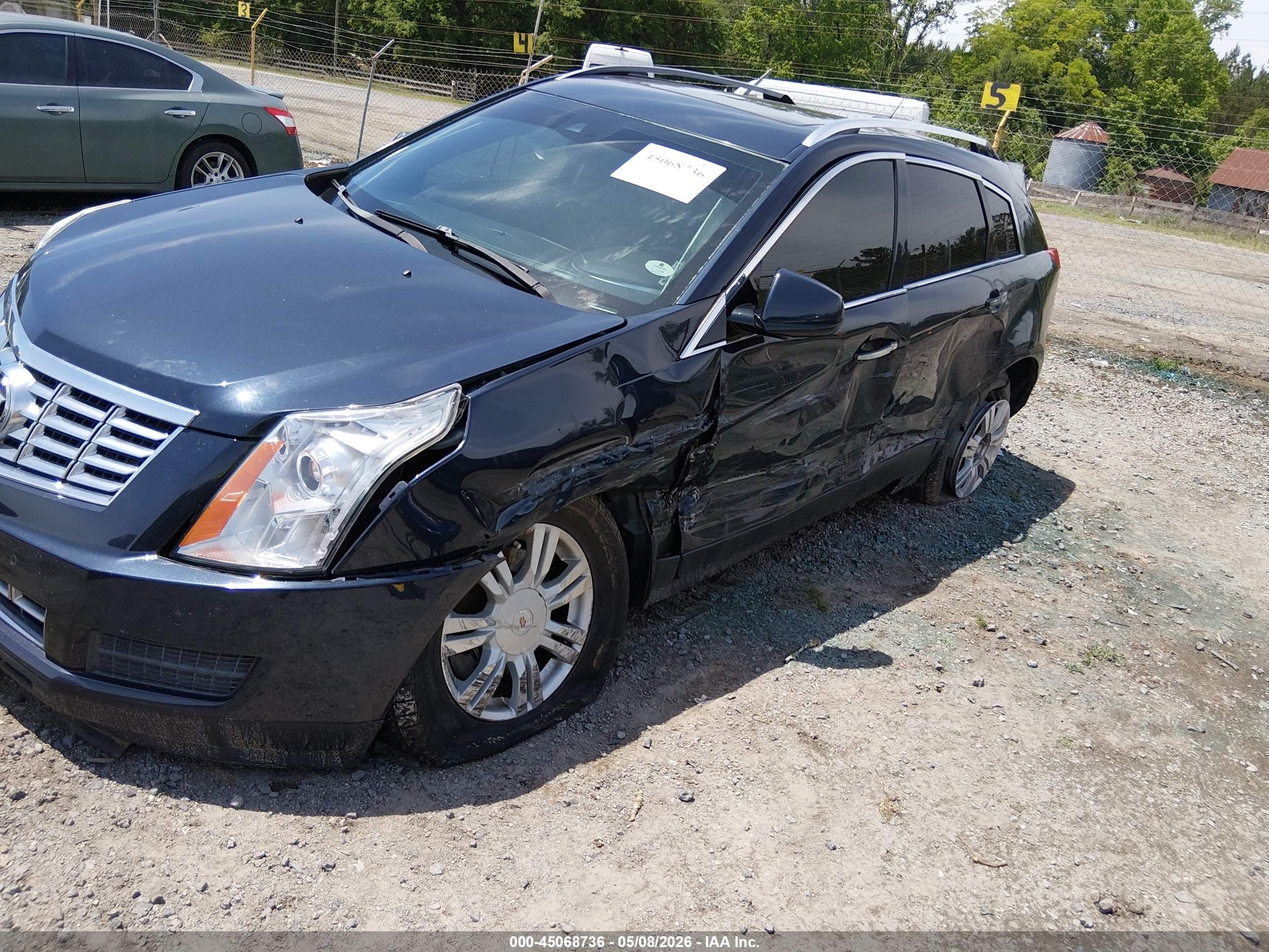 2015 Cadillac Srx Luxury Collection Blue vin: 3GYFNBE36FS607641