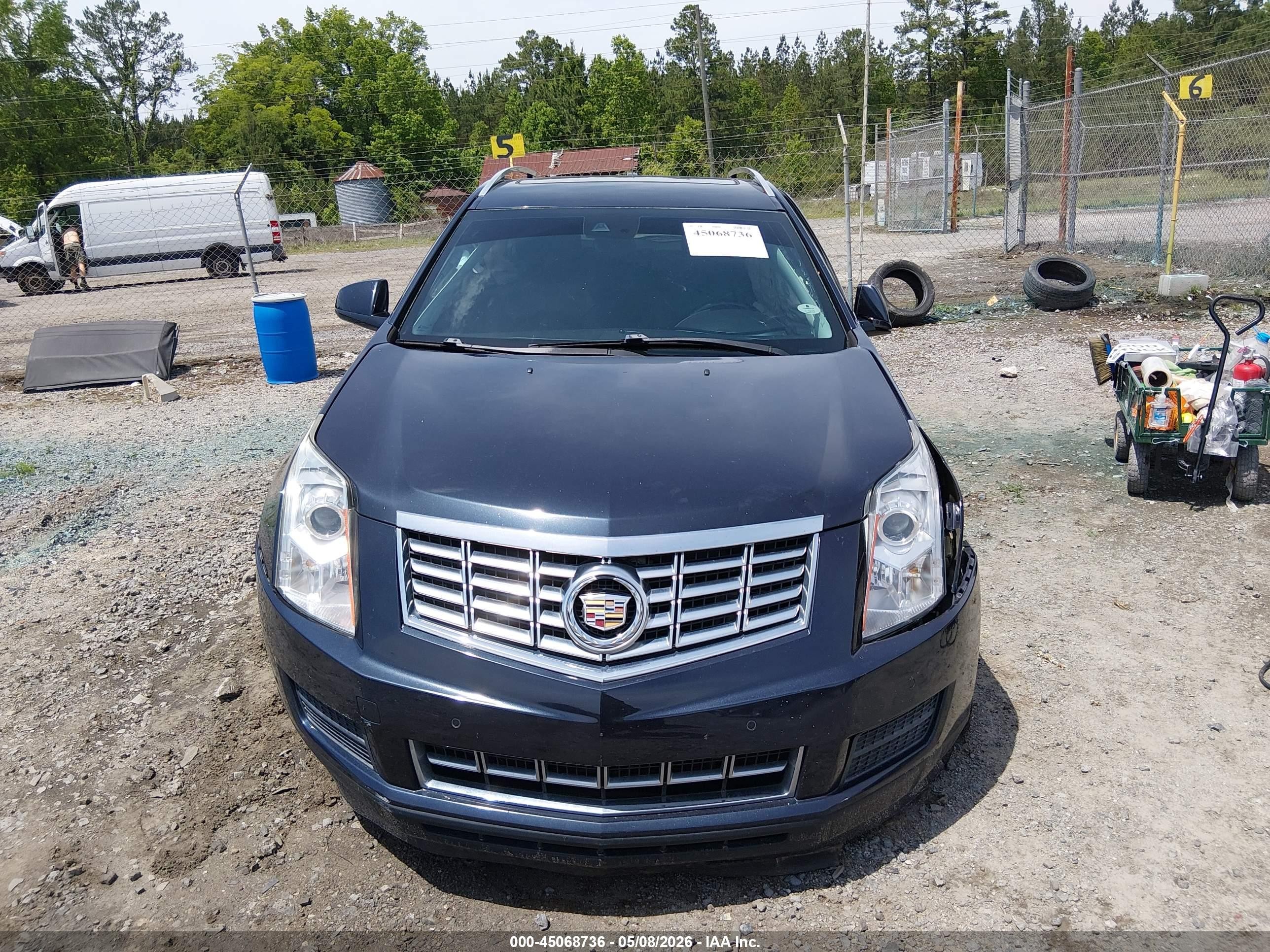 2015 Cadillac Srx Luxury Collection Blue vin: 3GYFNBE36FS607641