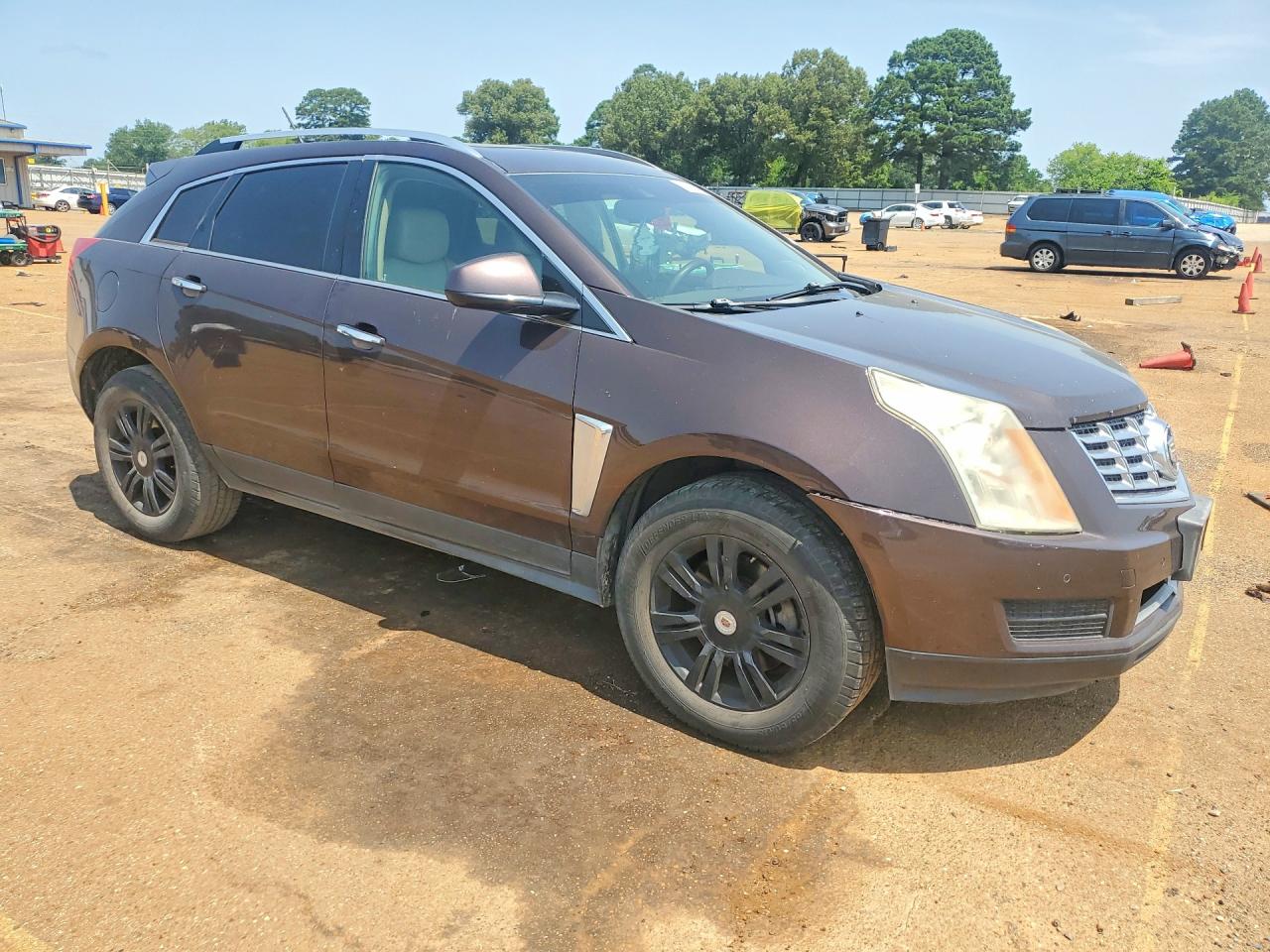 2015 Cadillac Srx Luxury Collection Brown vin: 3GYFNBE36FS623922