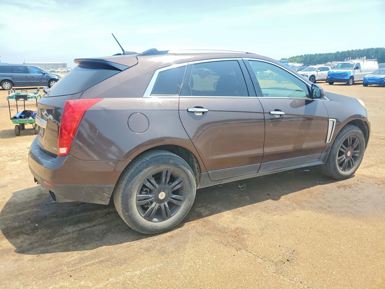 2015 Cadillac Srx Luxury Collection Brown vin: 3GYFNBE36FS623922