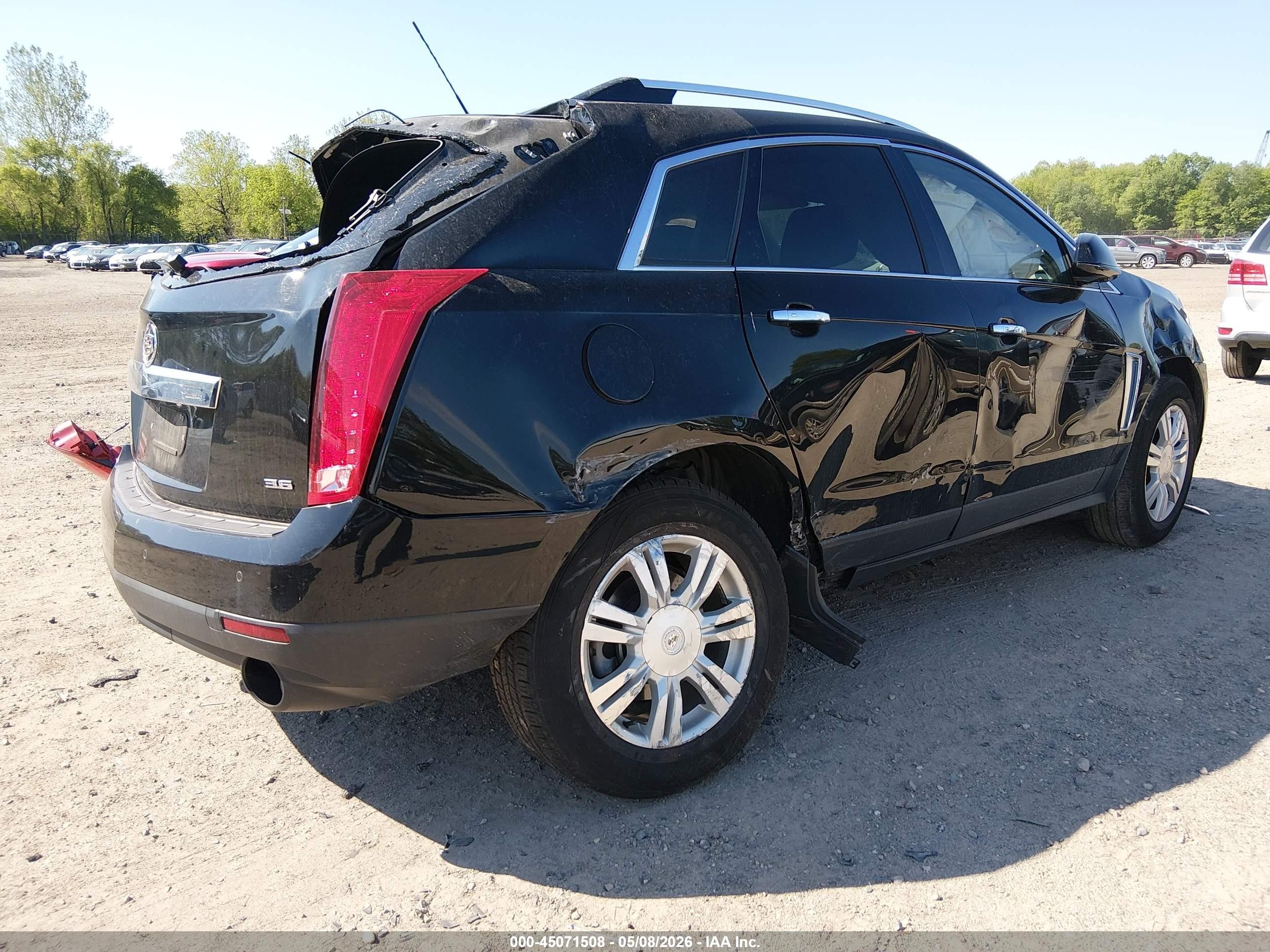 2016 Cadillac Srx Luxury Collection Black vin: 3GYFNBE36GS555414