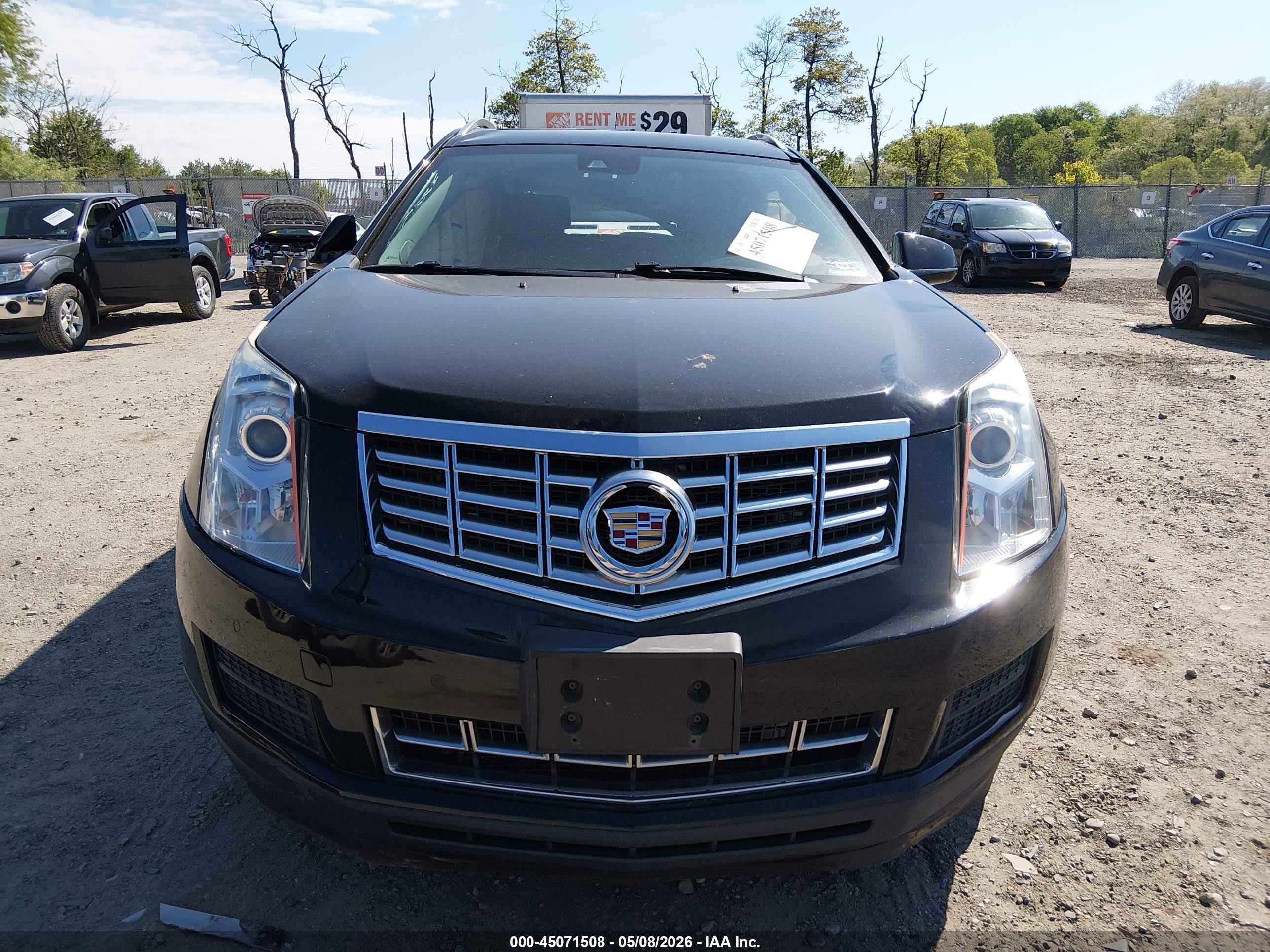 2016 Cadillac Srx Luxury Collection Black vin: 3GYFNBE36GS555414