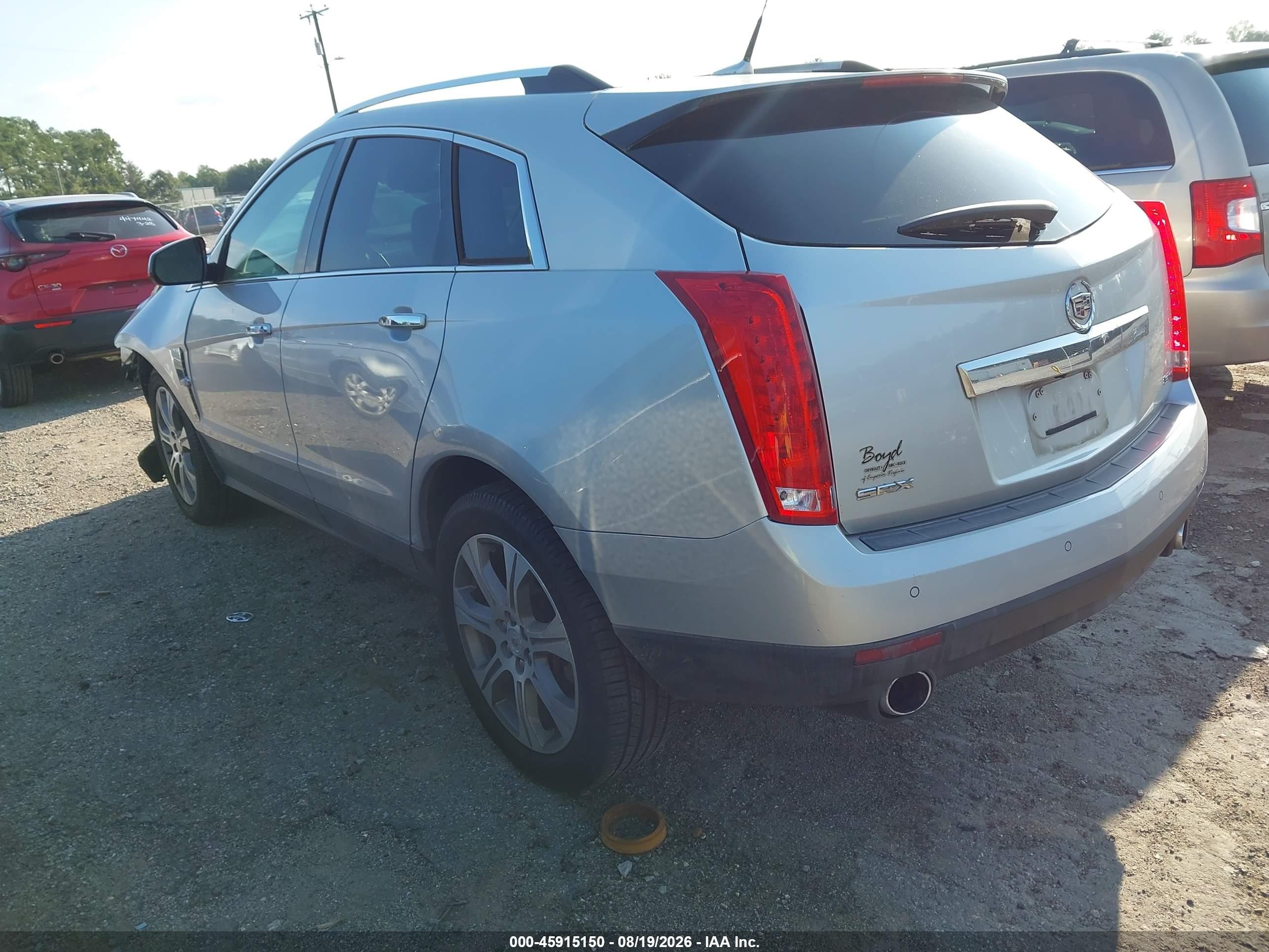 2012 Cadillac Srx Performance Collection Silver vin: 3GYFNBE37CS635878