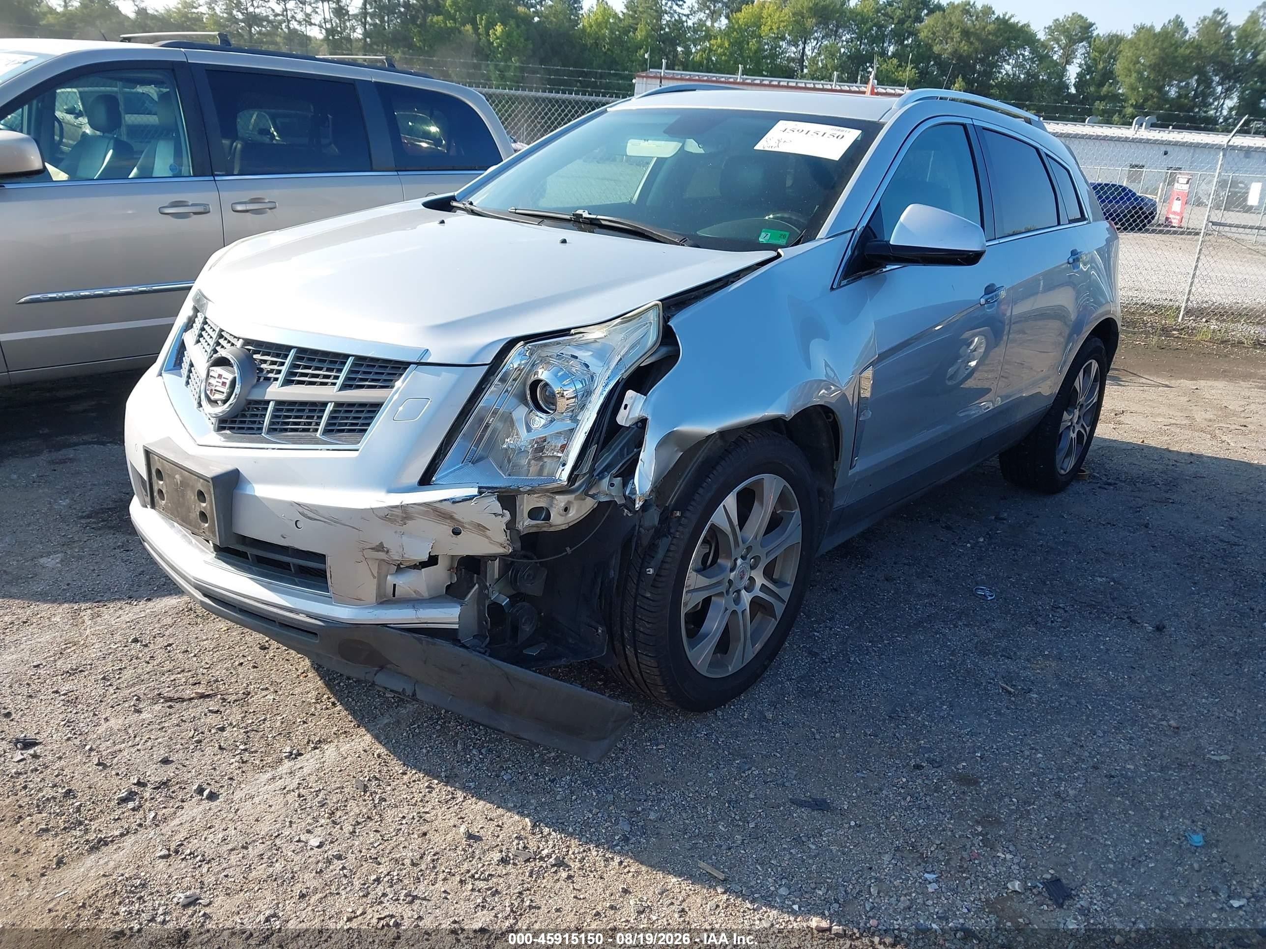 2012 Cadillac Srx Performance Collection Silver vin: 3GYFNBE37CS635878