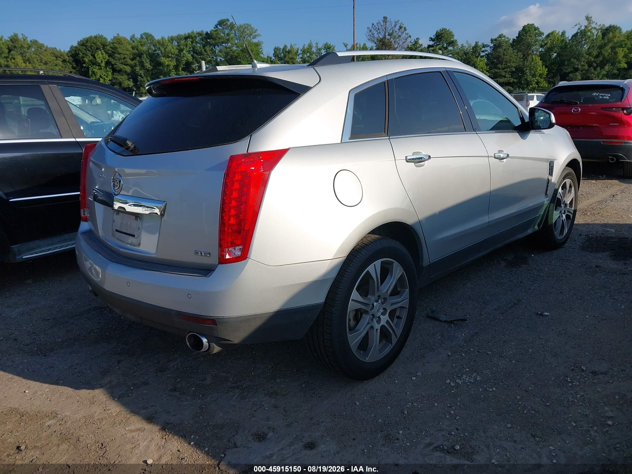 2012 Cadillac Srx Performance Collection Silver vin: 3GYFNBE37CS635878