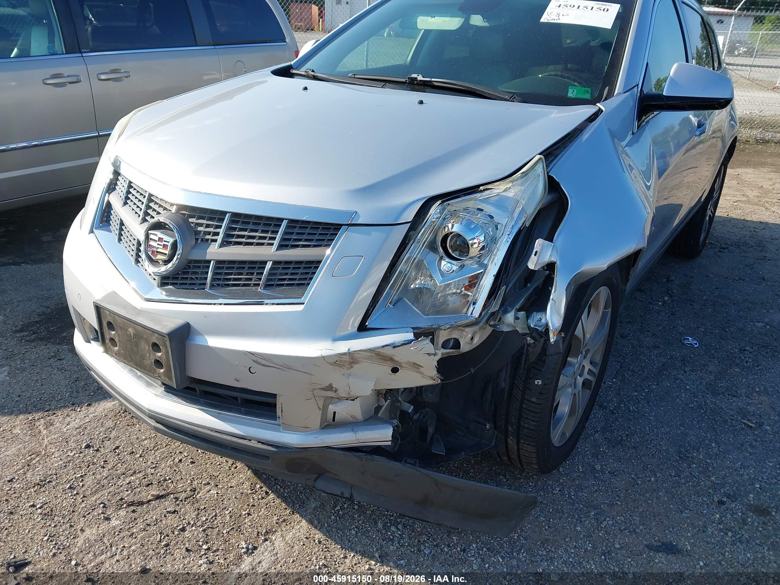 2012 Cadillac Srx Performance Collection Silver vin: 3GYFNBE37CS635878