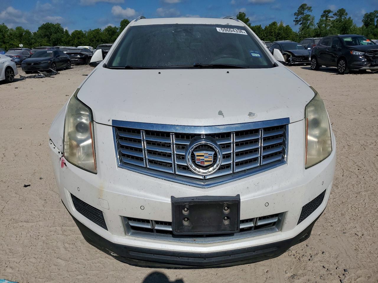 2014 Cadillac Srx Luxury Collection White vin: 3GYFNBE37ES545553