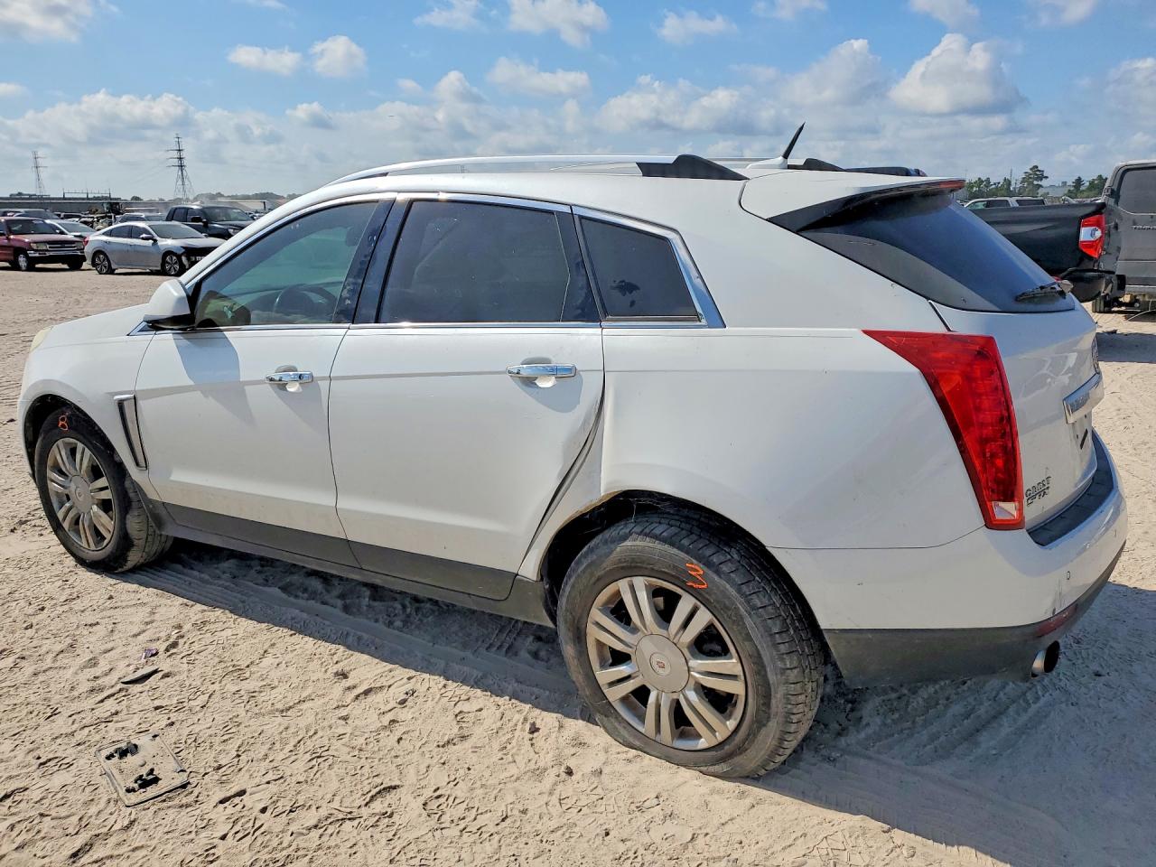 2014 Cadillac Srx Luxury Collection White vin: 3GYFNBE37ES545553