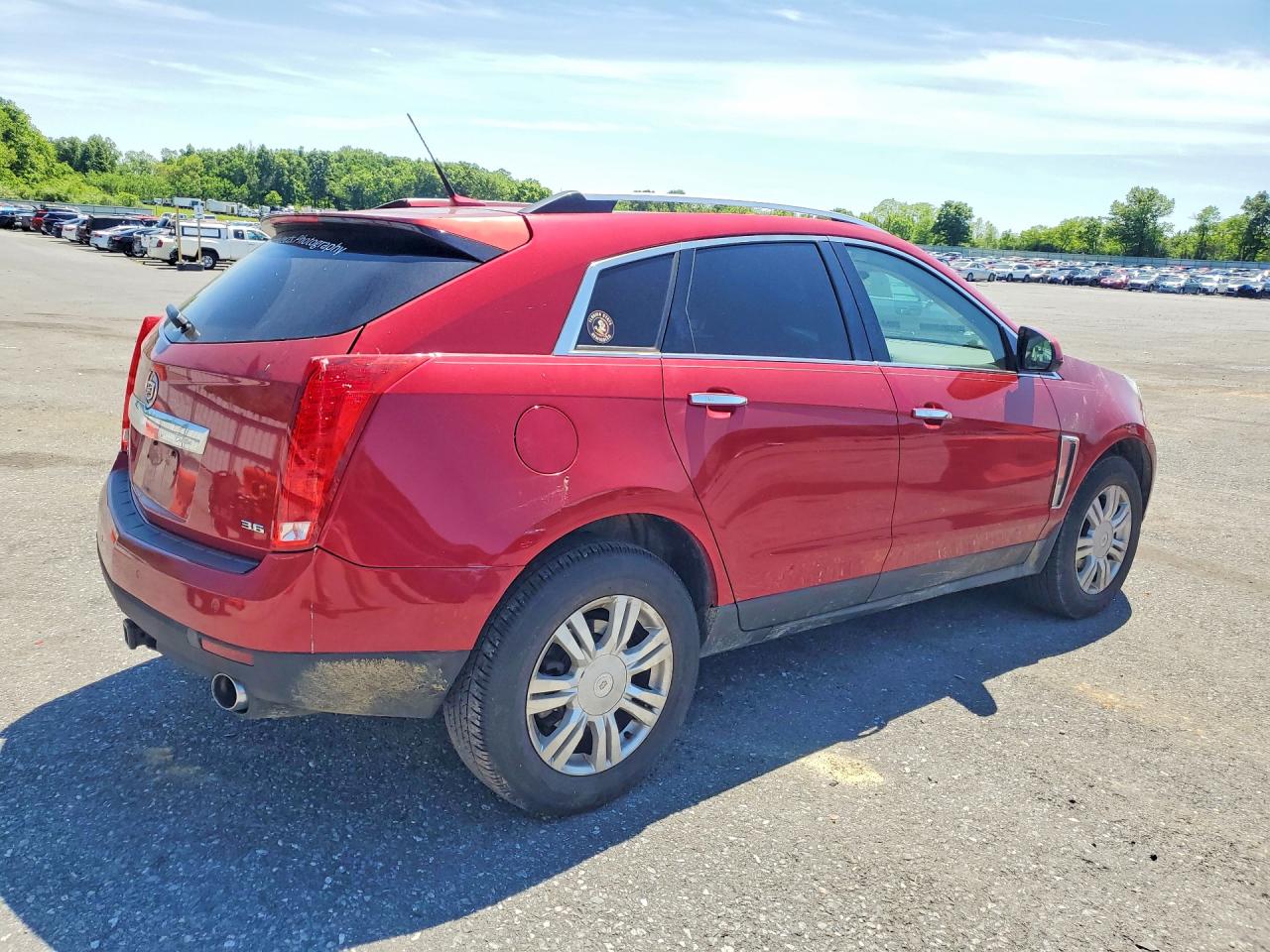 2014 Cadillac Srx Luxury Collection Maroon vin: 3GYFNBE37ES584546