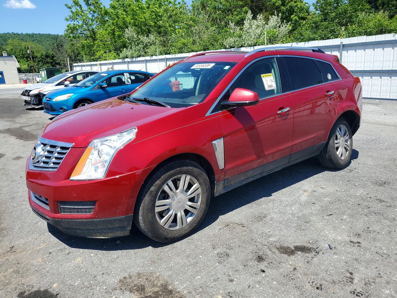 2014 Cadillac Srx Luxury Collection Maroon vin: 3GYFNBE37ES584546