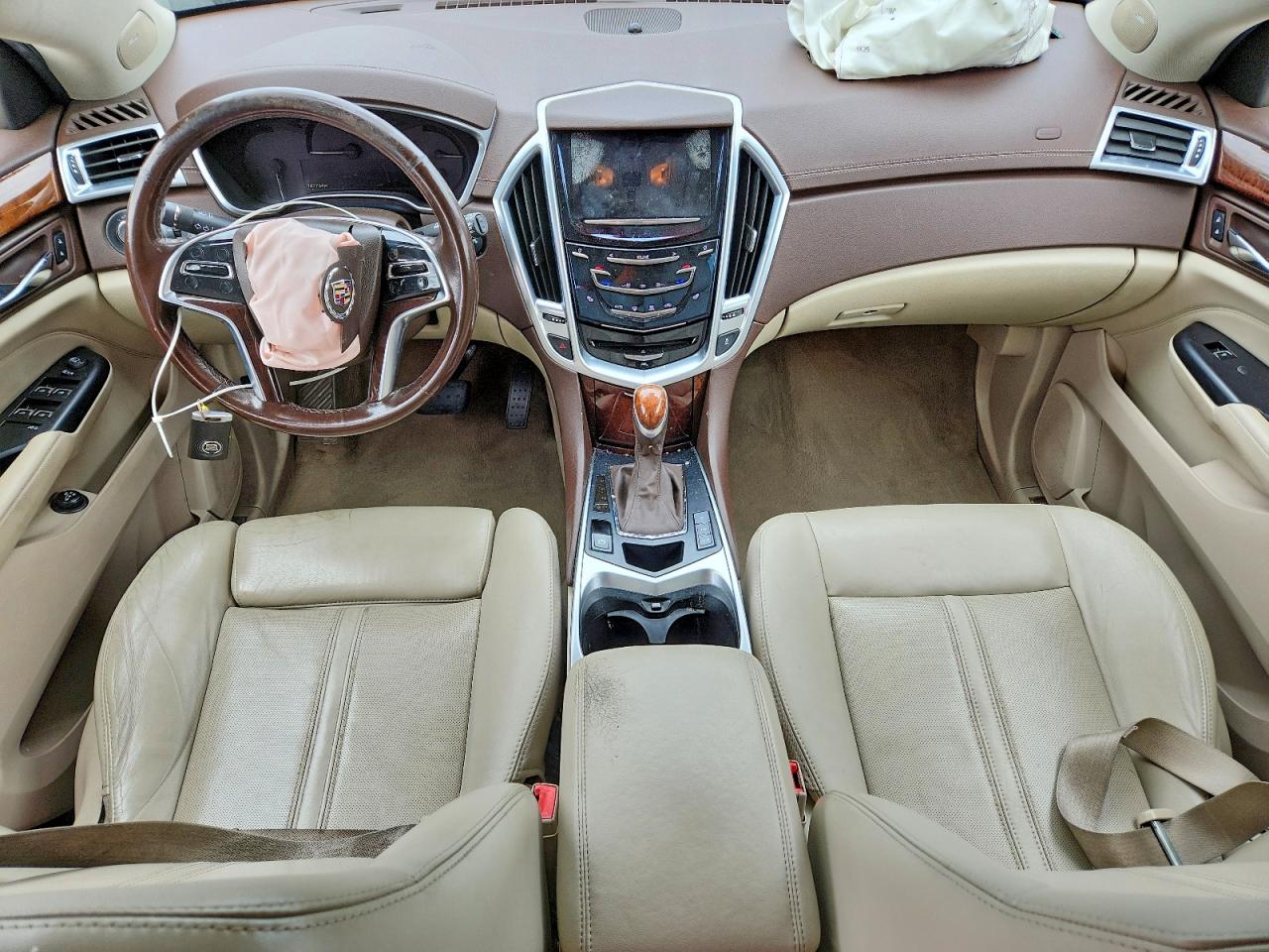 2014 Cadillac Srx Luxury Collection Brown vin: 3GYFNBE37ES614709